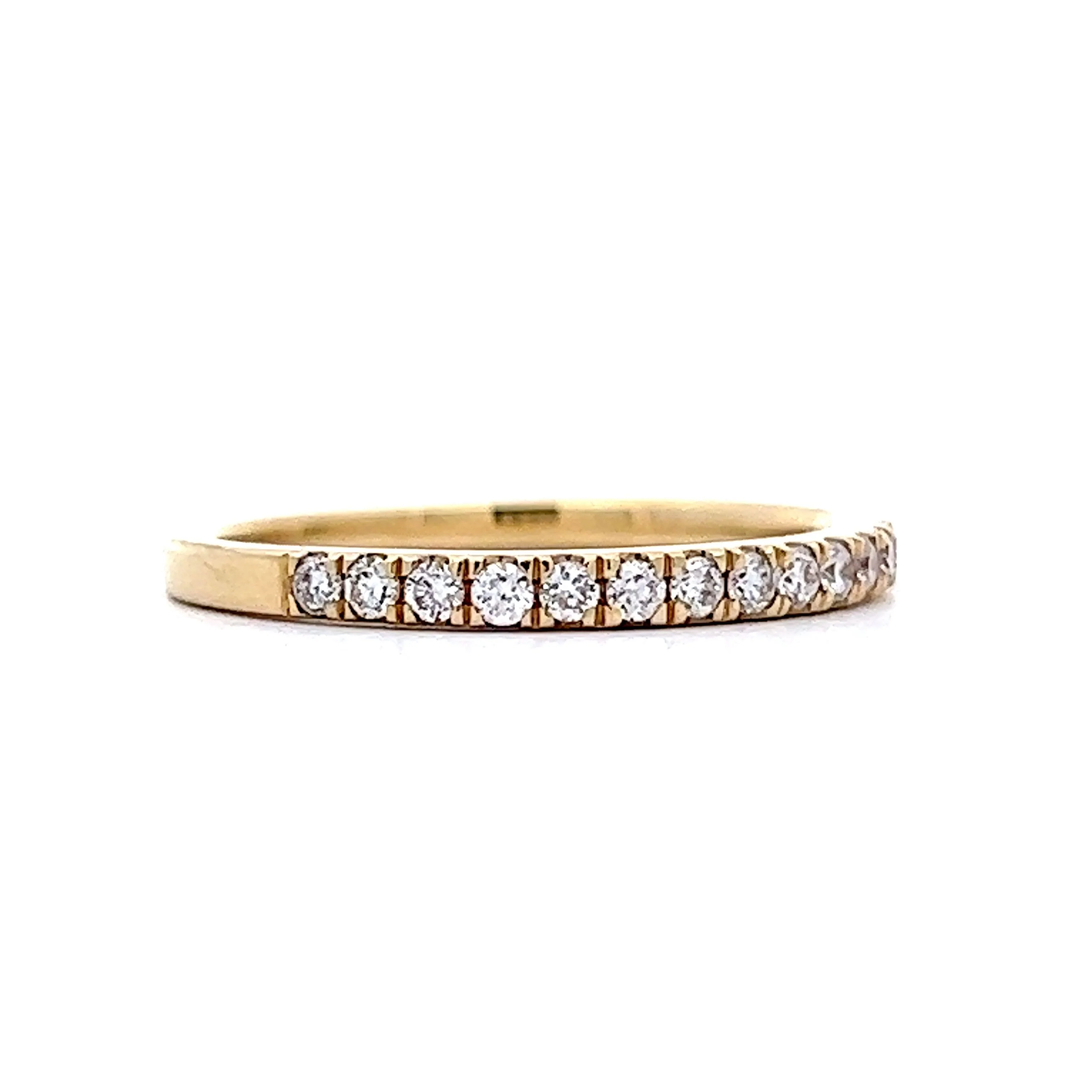 .28 Diamond Wedding Band in 14k Yellow Gold - Image 3