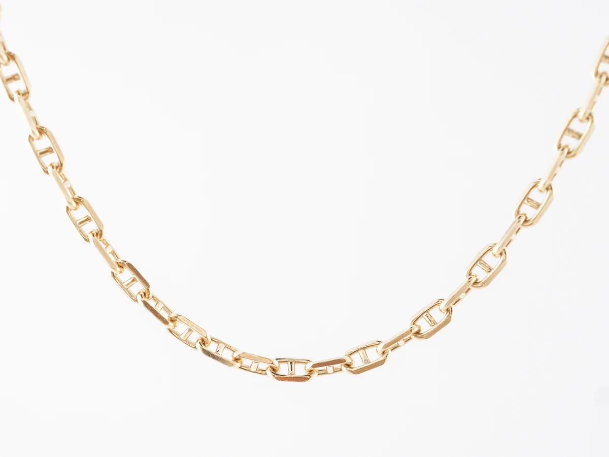 28 inch Yellow Gold Italian Chain - Image 2