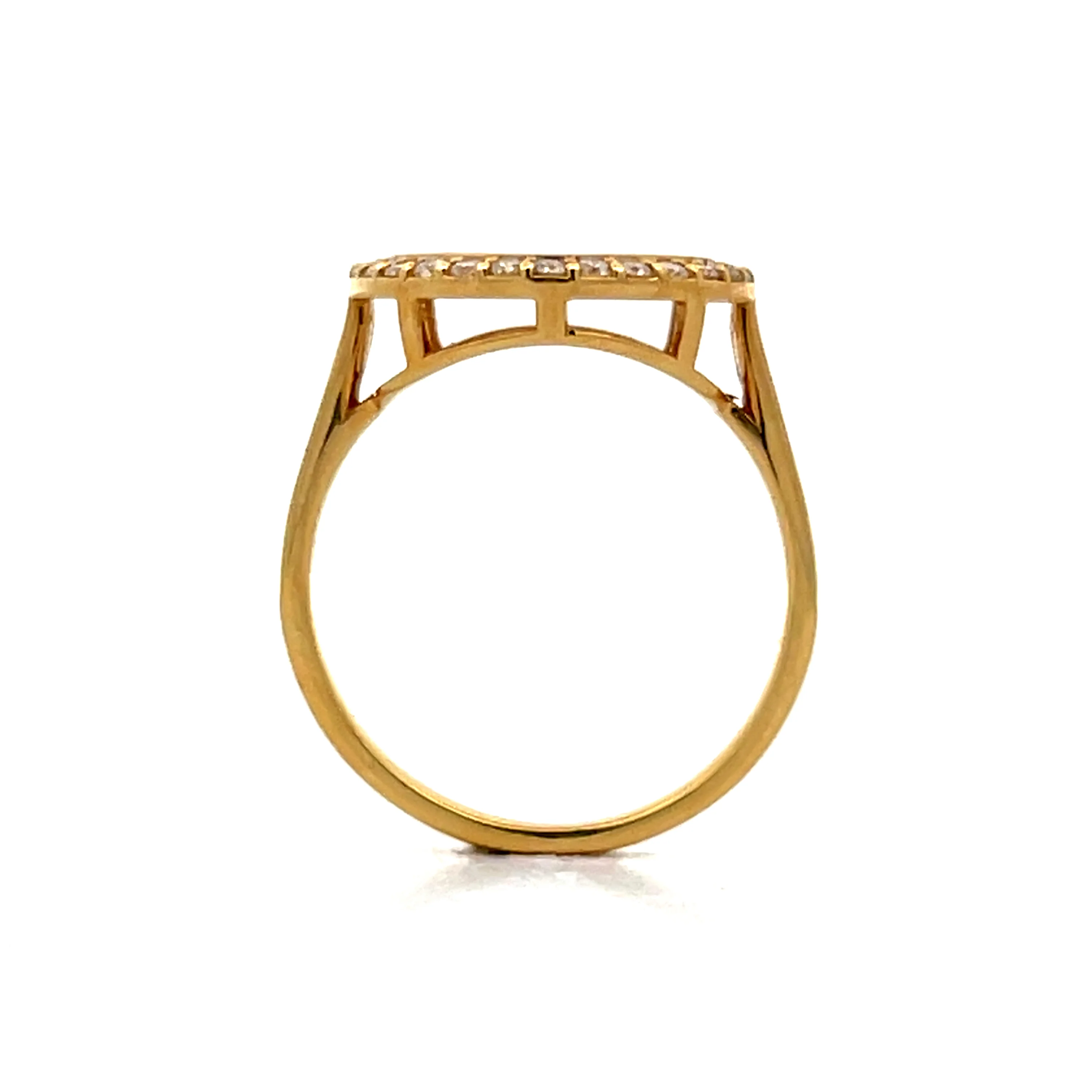 .28 Queen Elizabeth Coin Cocktail Ring in 18k - Image 4