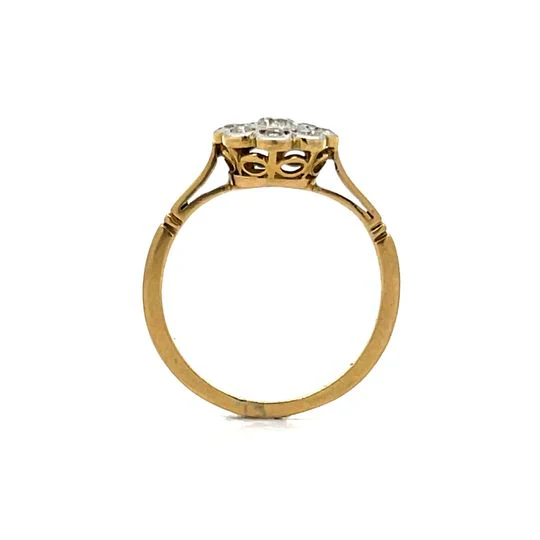 .28 Vintage Old Mine Diamond Engagement Ring in 14k - Image 4