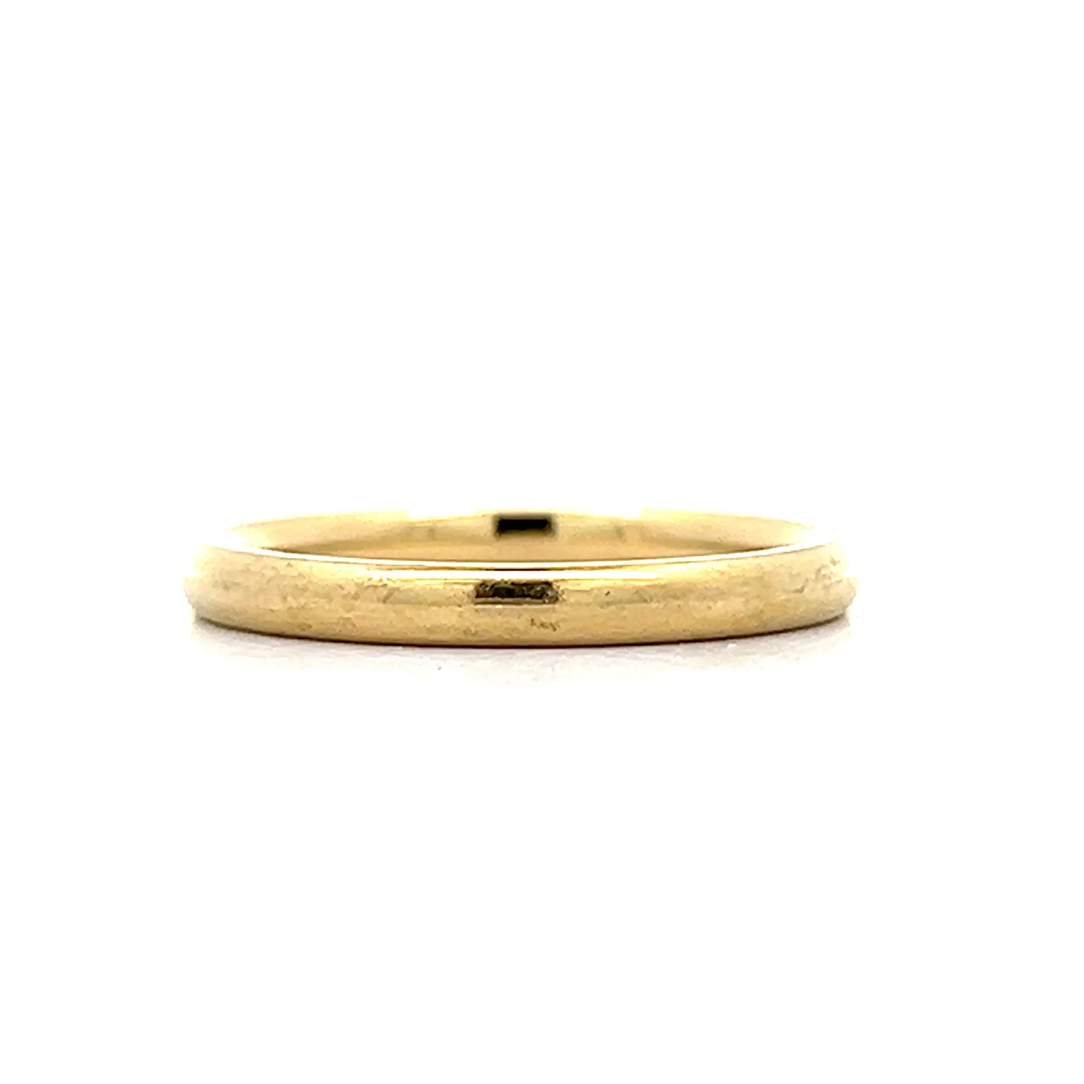 2mm Classic Half Round Wedding Band in 18k - Image 2