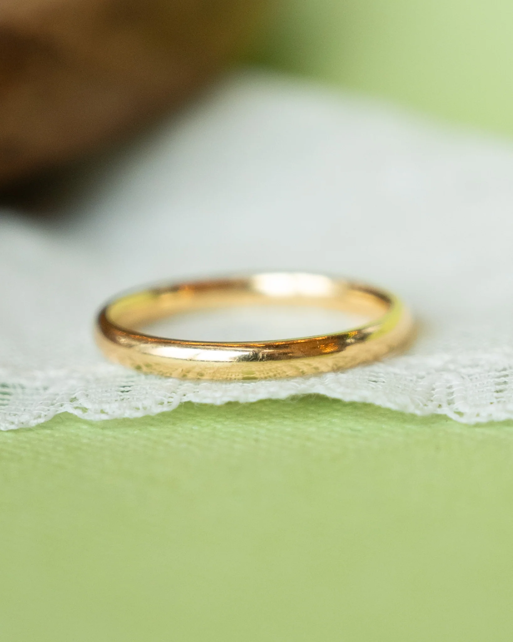 2mm Classic Half Round Wedding Band in 18k - Image 6