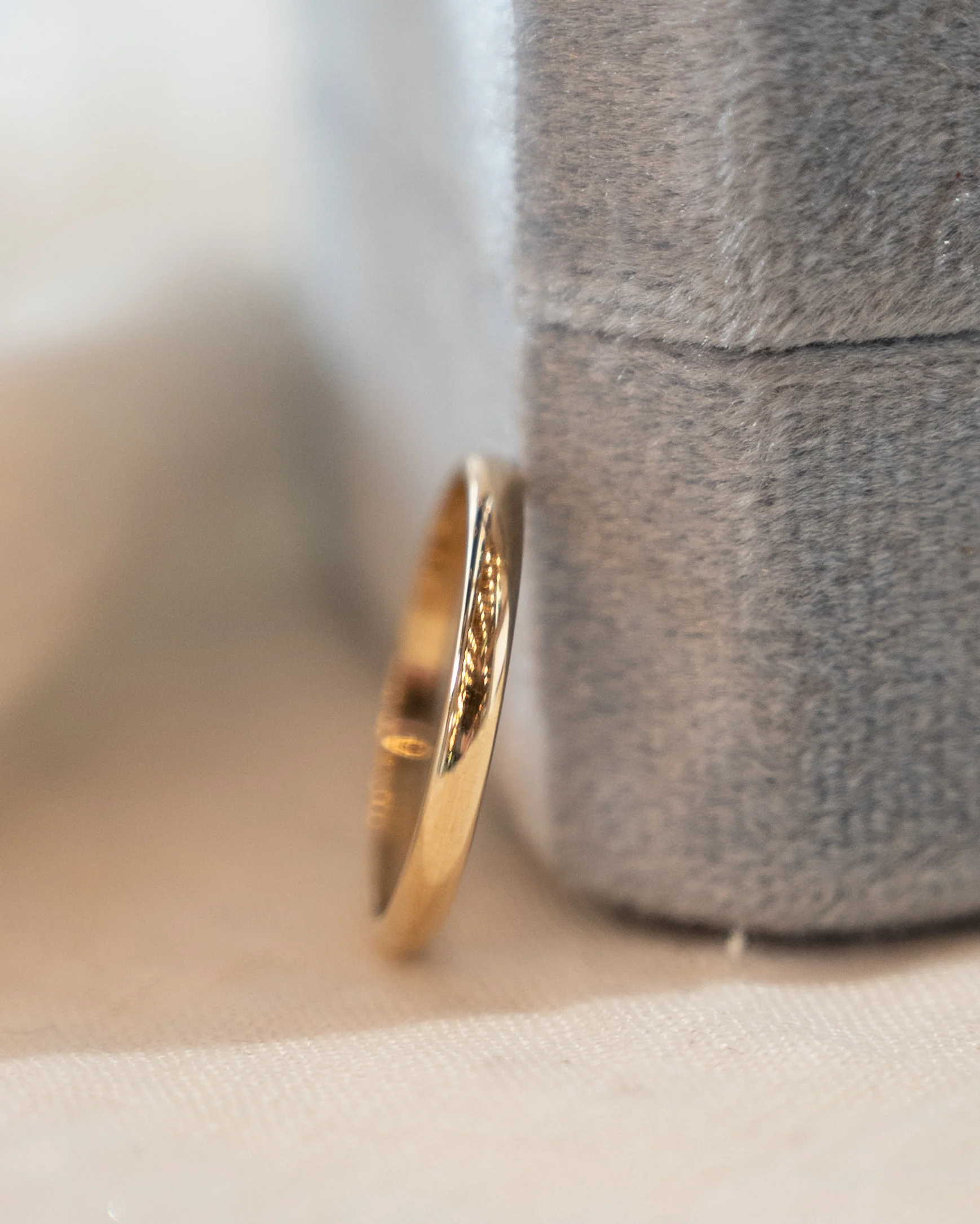 2mm Classic Wedding Band 14k Yellow Gold - Image 6