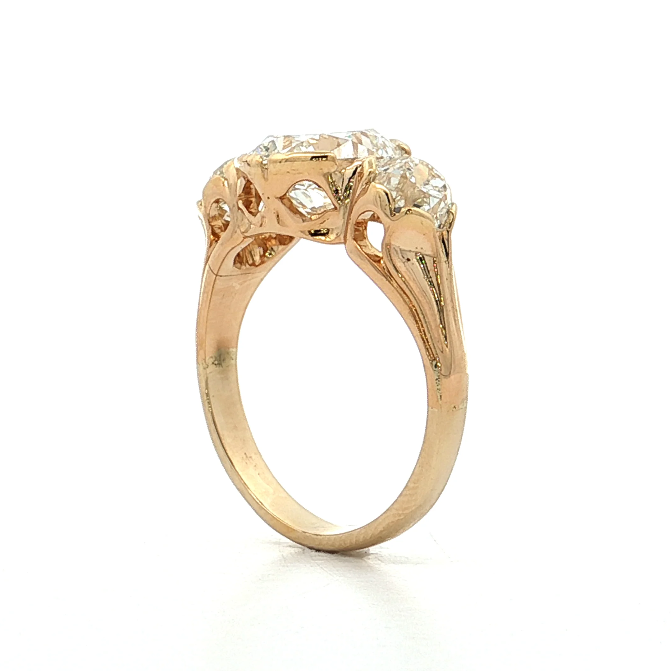 3.03 GIA Transitional Diamond Engagement Ring 18k - Image 5