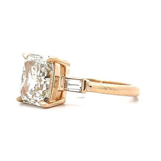 3.03 Radiant Cut Diamond Engagement Ring in 14k - Image 2