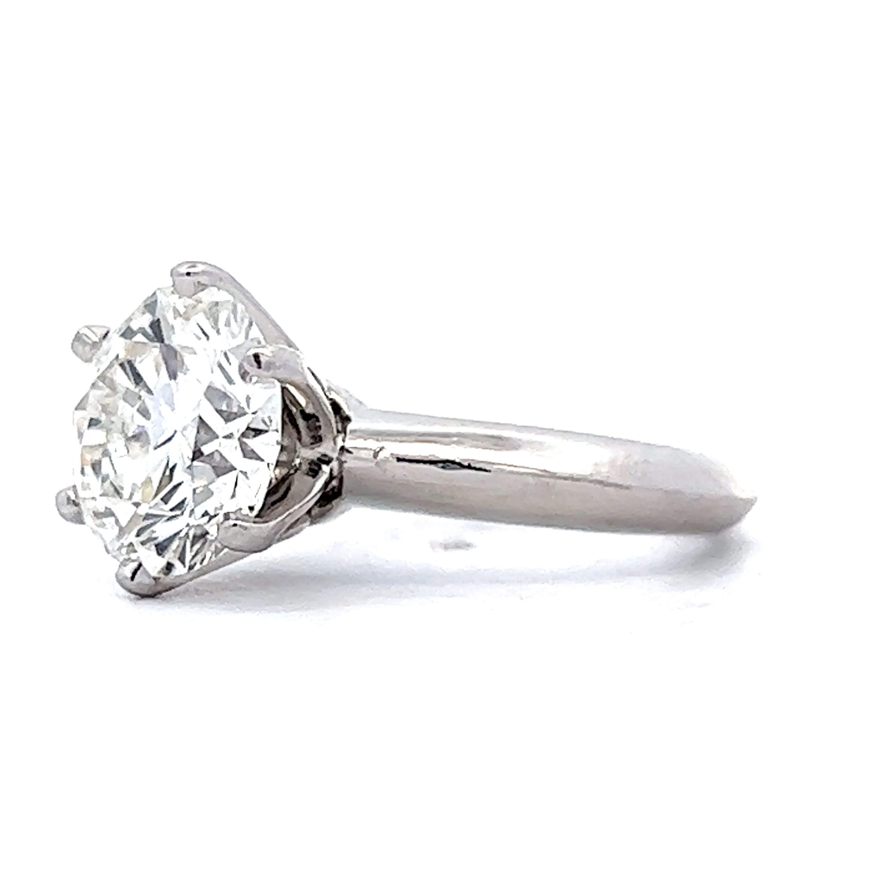 3 Carat Tiffany & Co Solitaire Engagement Ring in Platinum - Image 2