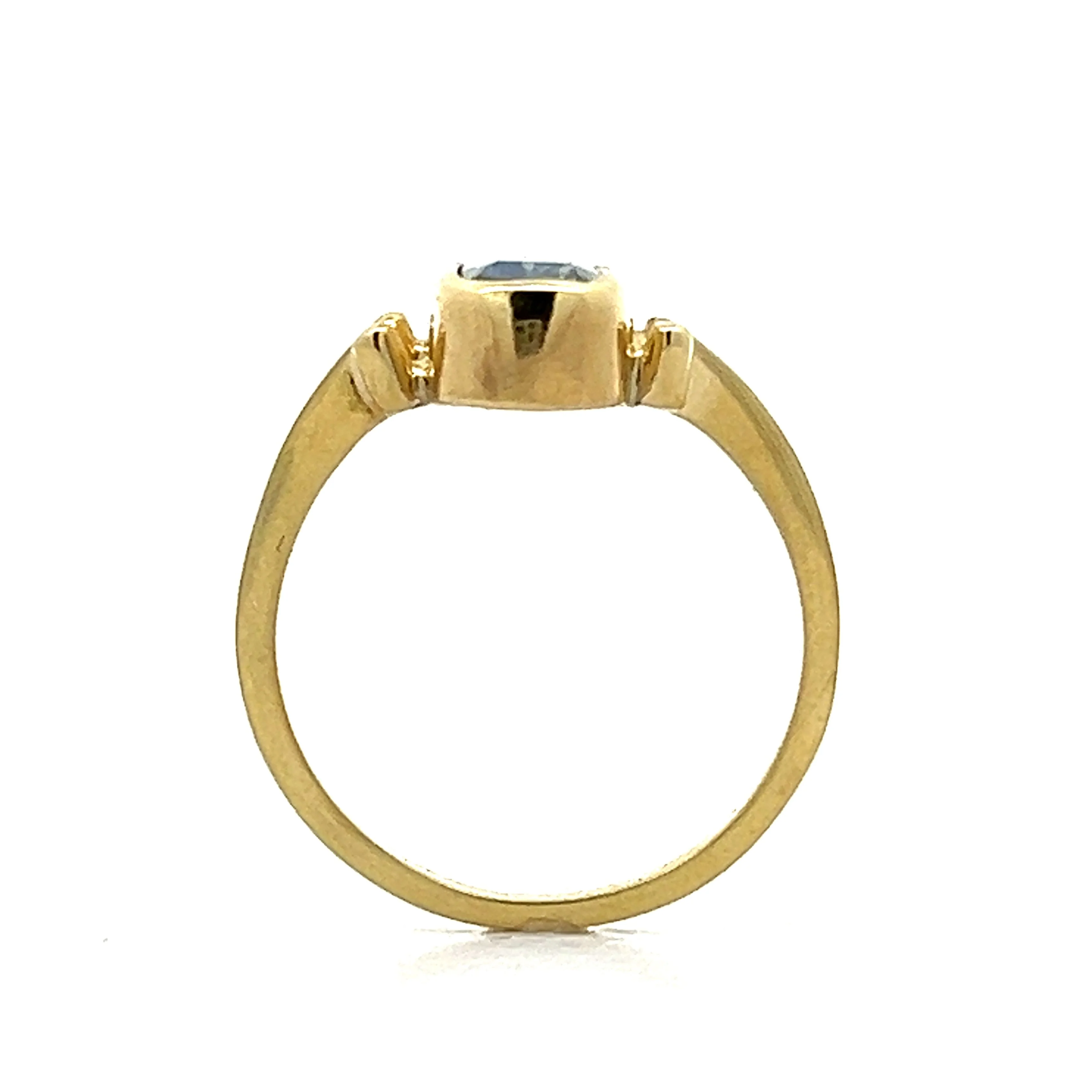 3.10 Unheated Blue Sapphire Cocktail Ring in 18k - Image 4