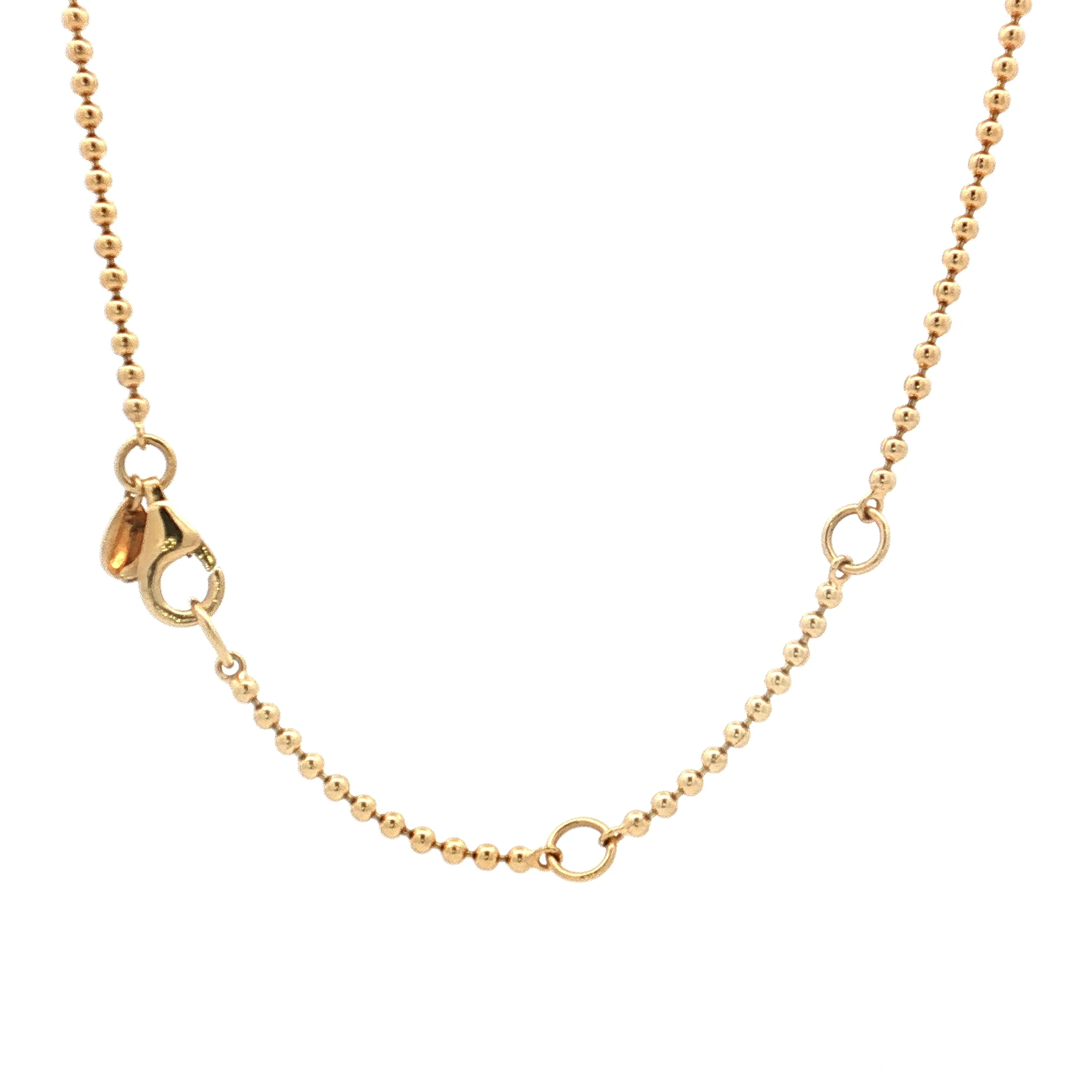 3.21 Fancy Yellow Mixed Diamond Drop Necklace 18k - Image 4