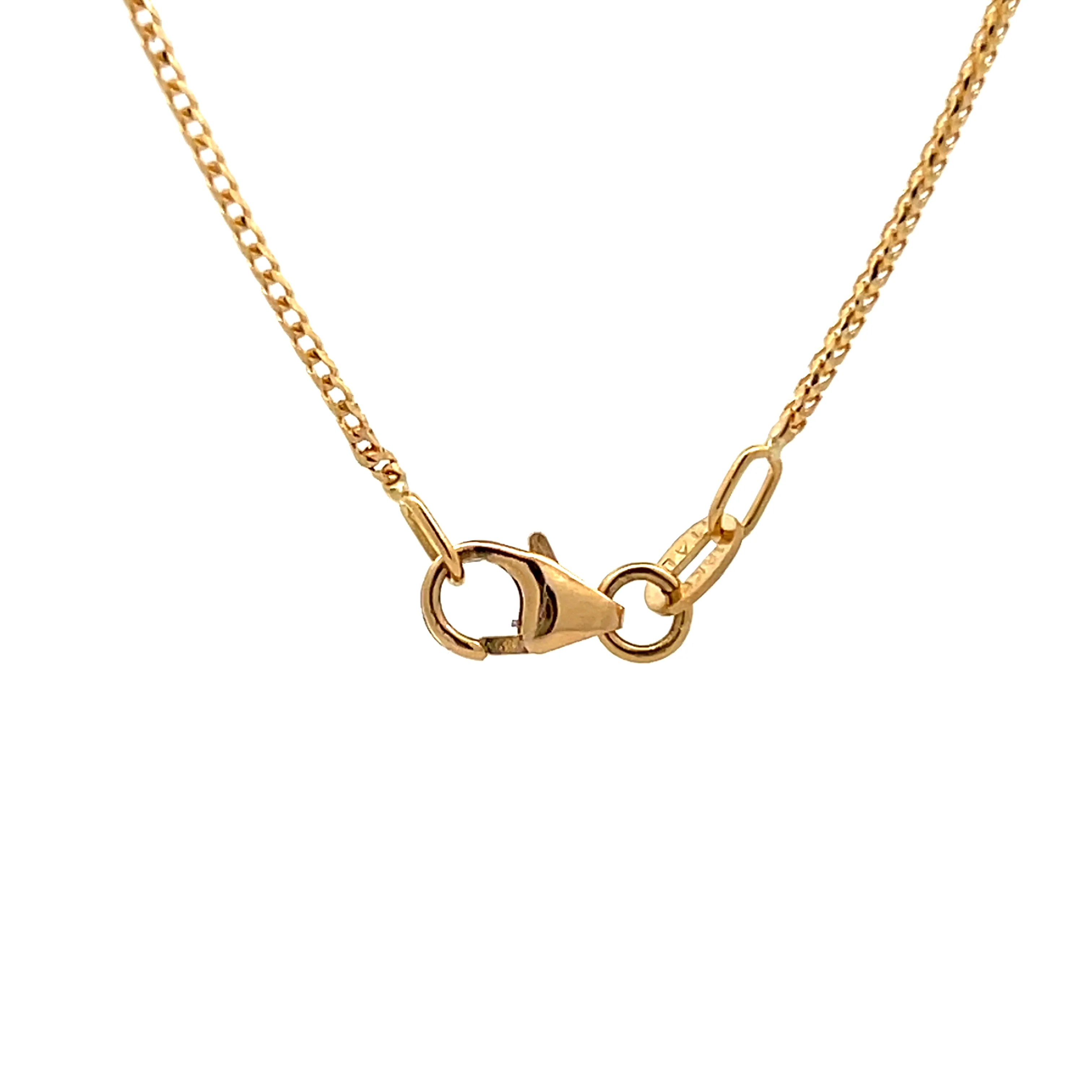 3.22 Pear Cut Emerald Pendant Necklace in 18k - Image 4