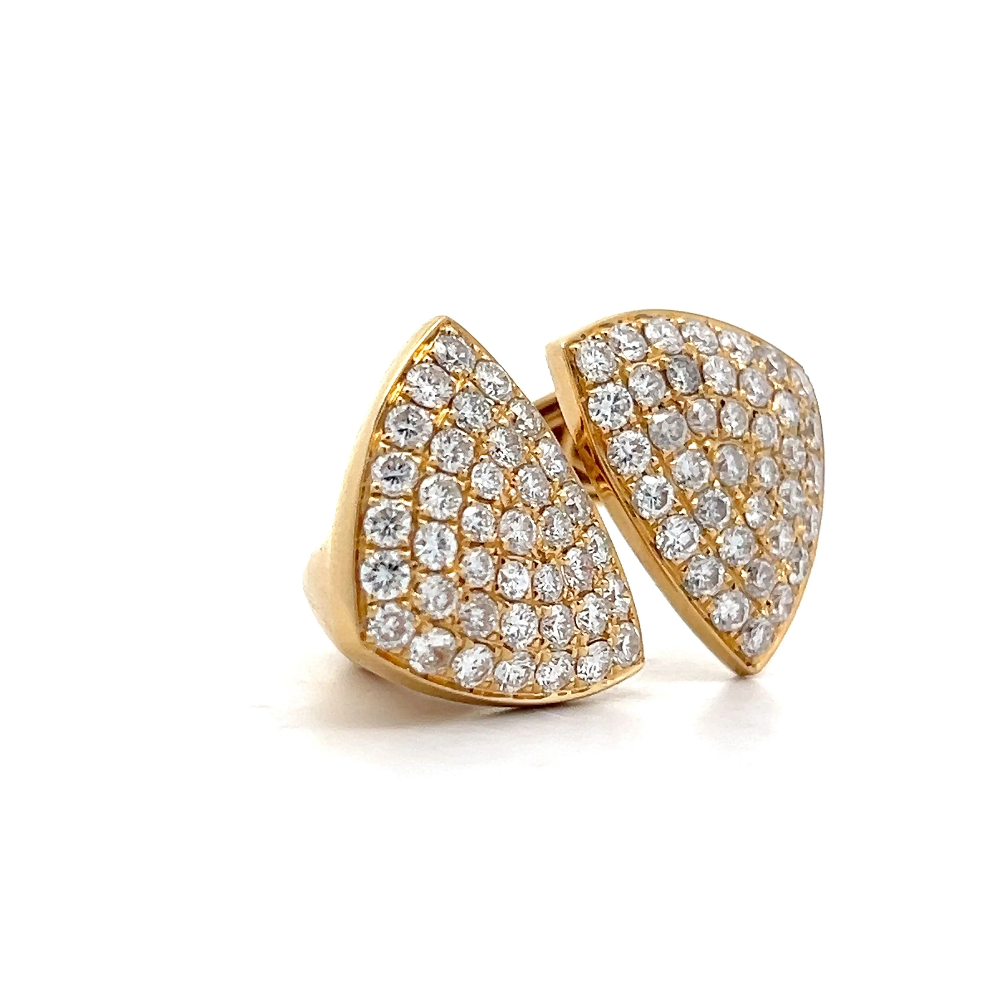 3.25 Diamond Bypass Cocktail Ring in 18k - Image 3