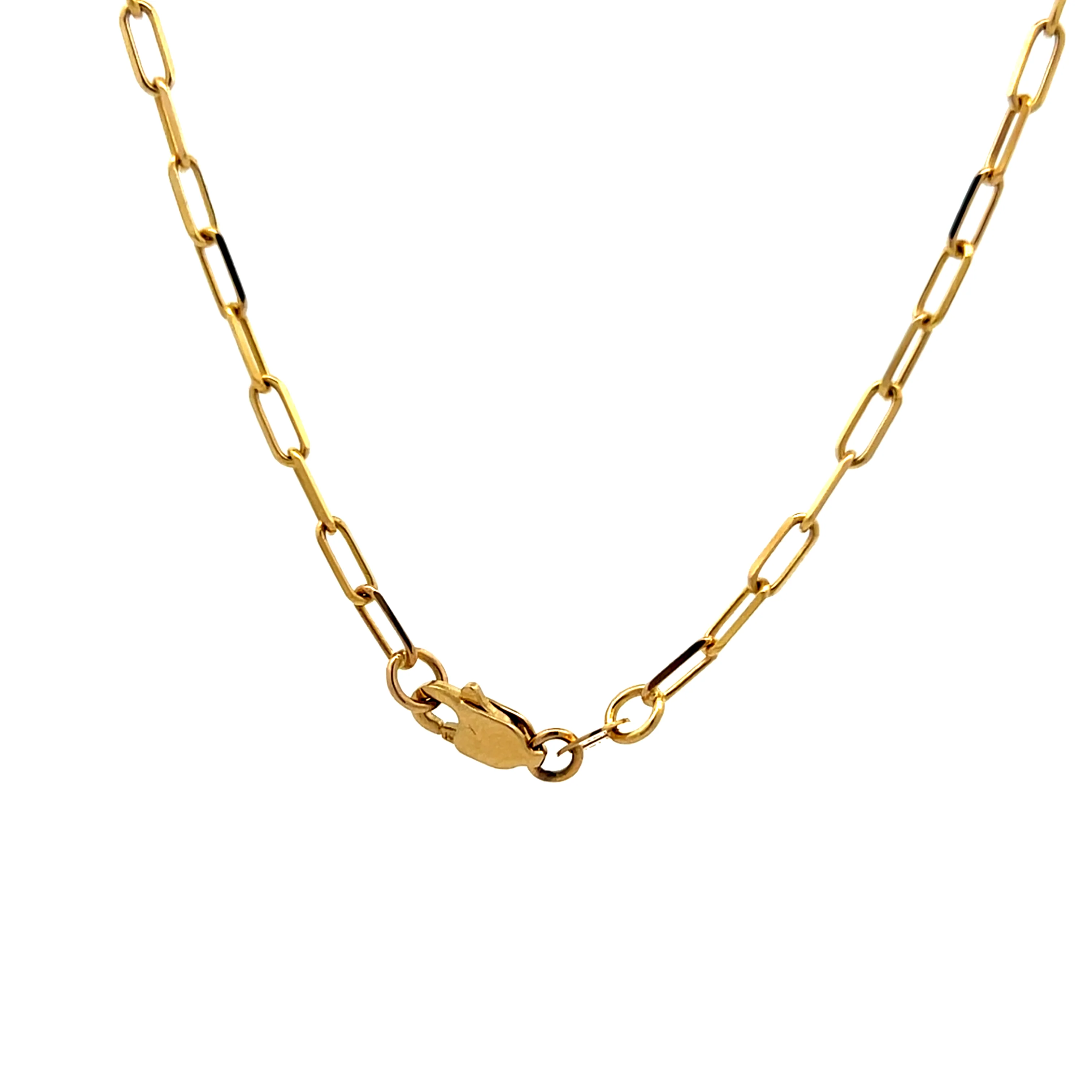 3.51 Emerald Cut Pendant Necklace in 14k Yellow Gold - Image 4