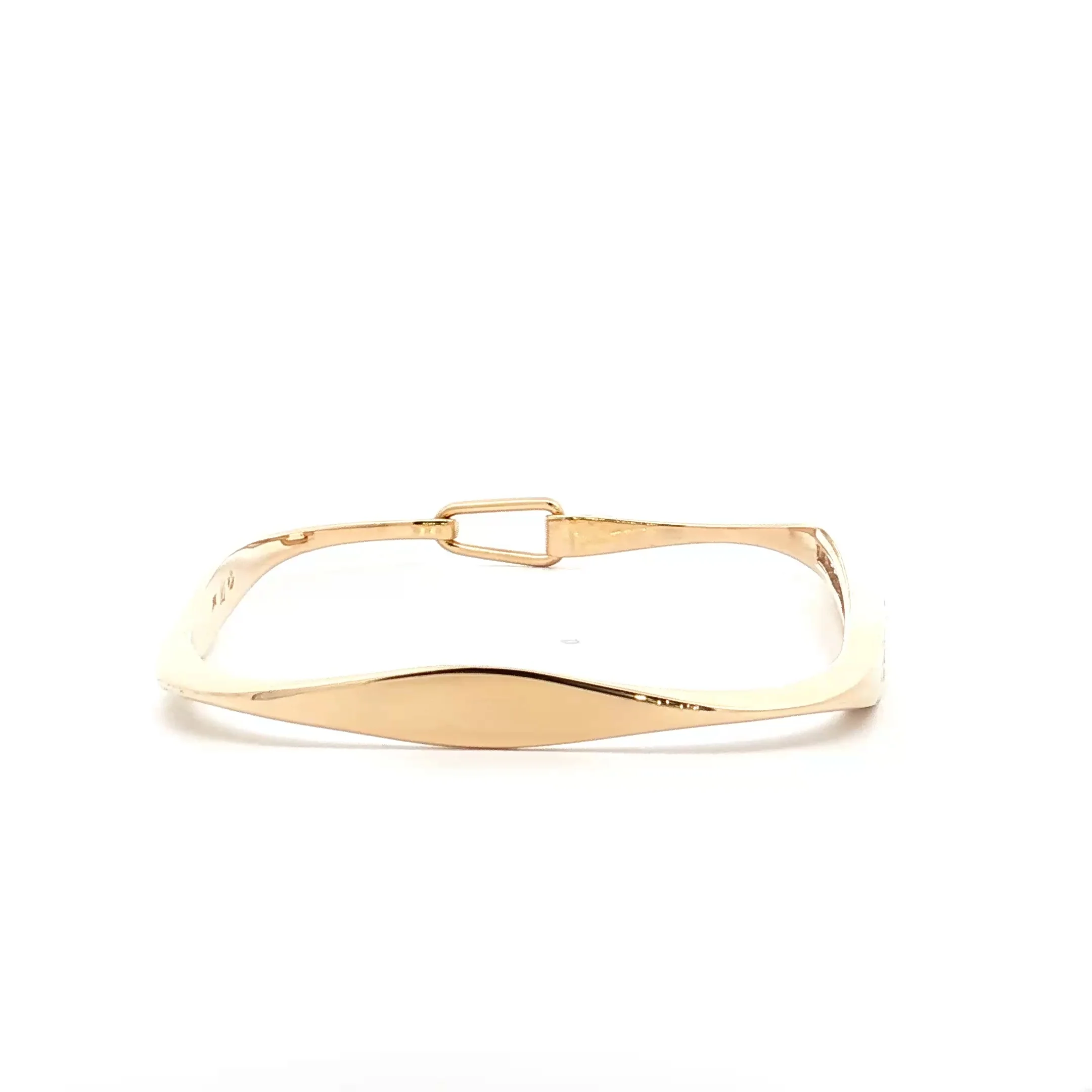 3 Carat Diamond Bangle Bracelet 18k Yellow Gold - Image 3