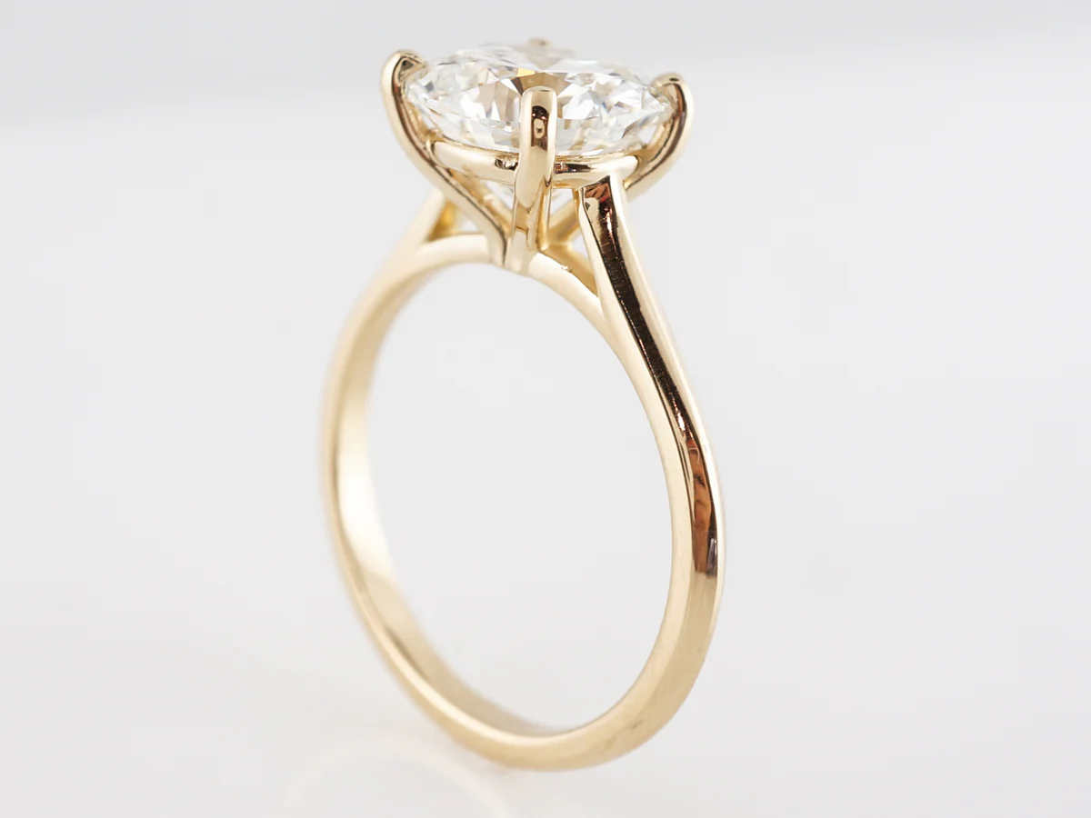3 Carat GIA Certified Solitaire Diamond Engagement Ring - Image 5