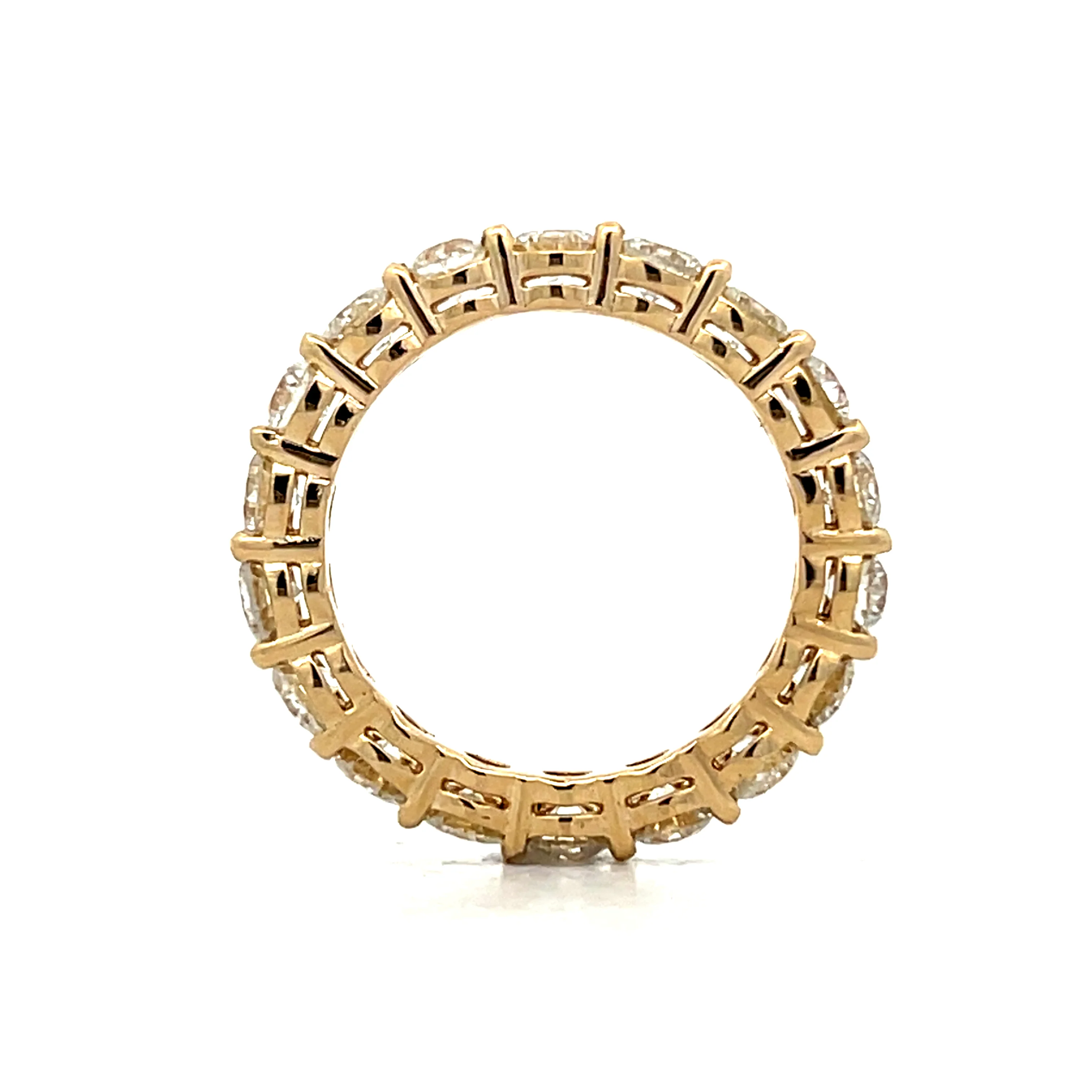 3 Carat Round Brilliant Diamond Eternity Band 14k - Image 4