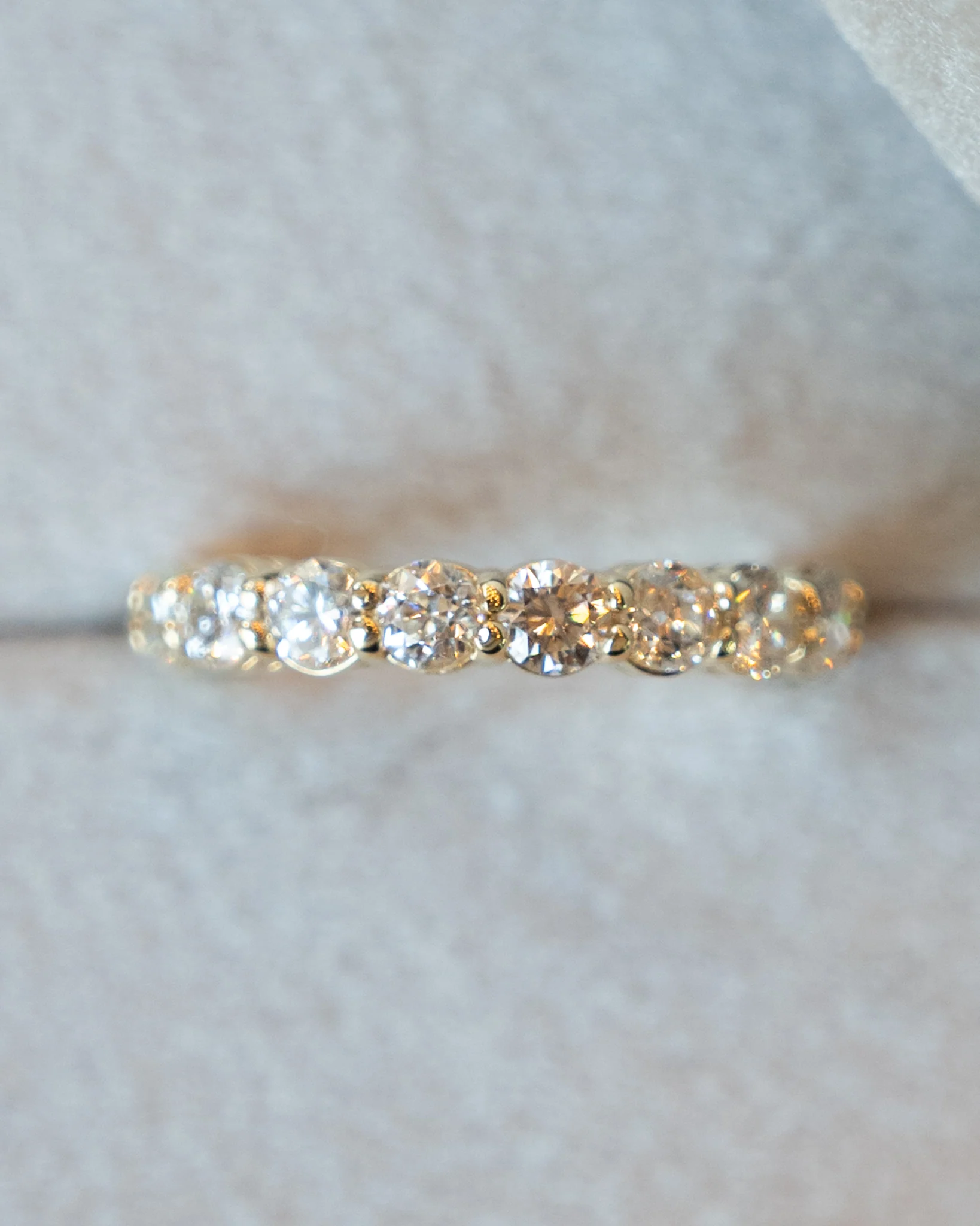 3 Carat Round Brilliant Diamond Eternity Band 14k - Image 6