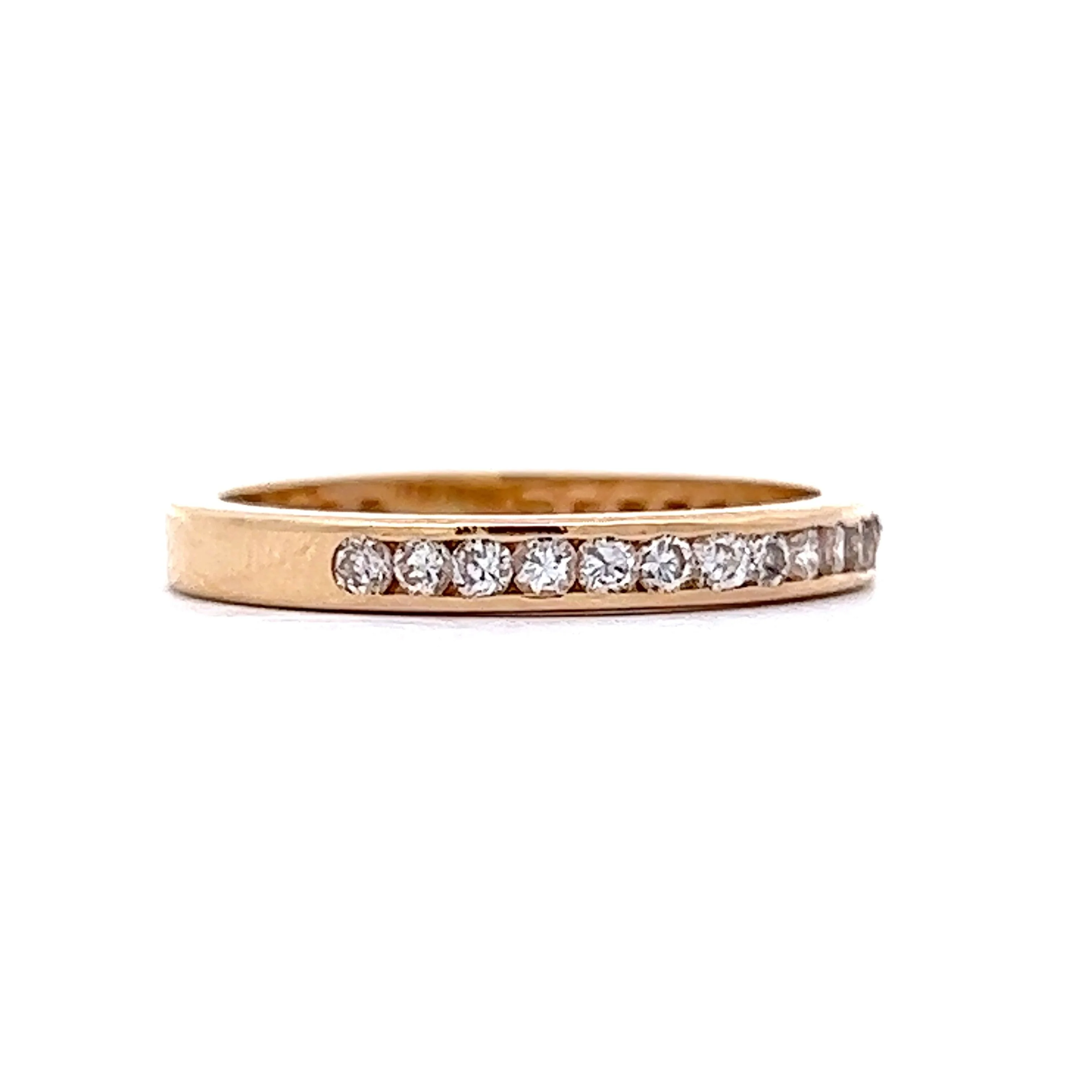 .30 Channel Set Diamond Band in 14k Yellow Gold - Image 3