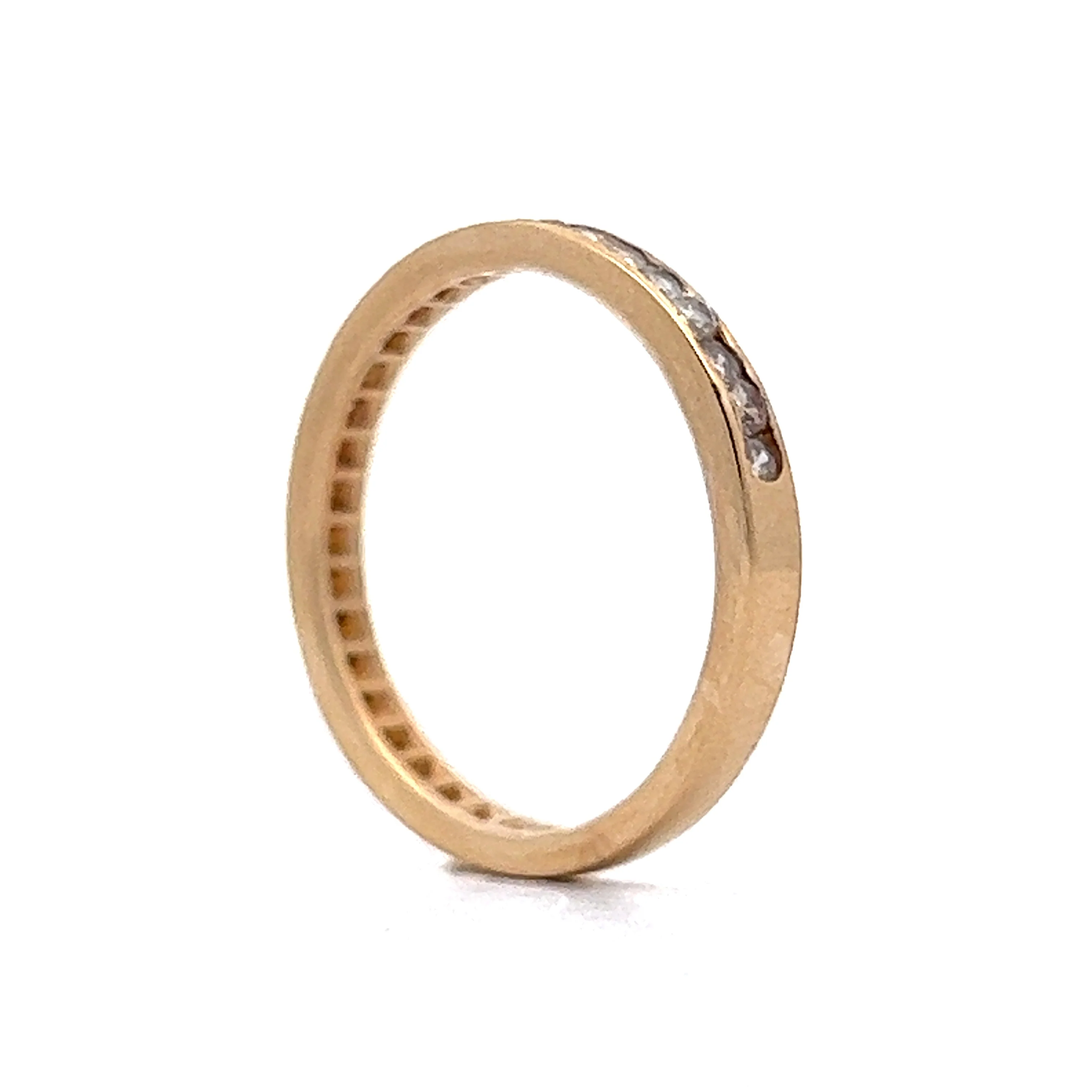 .30 Channel Set Diamond Band in 14k Yellow Gold - Image 5