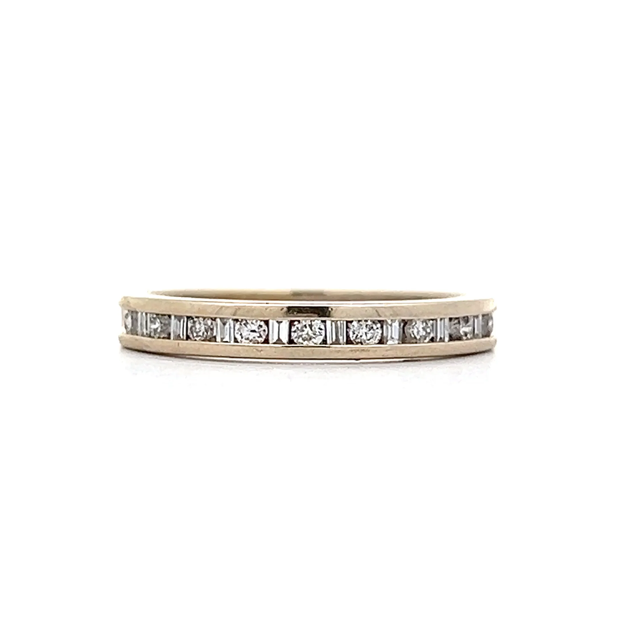 .30 Channel Set Diamond Wedding Band in 14k