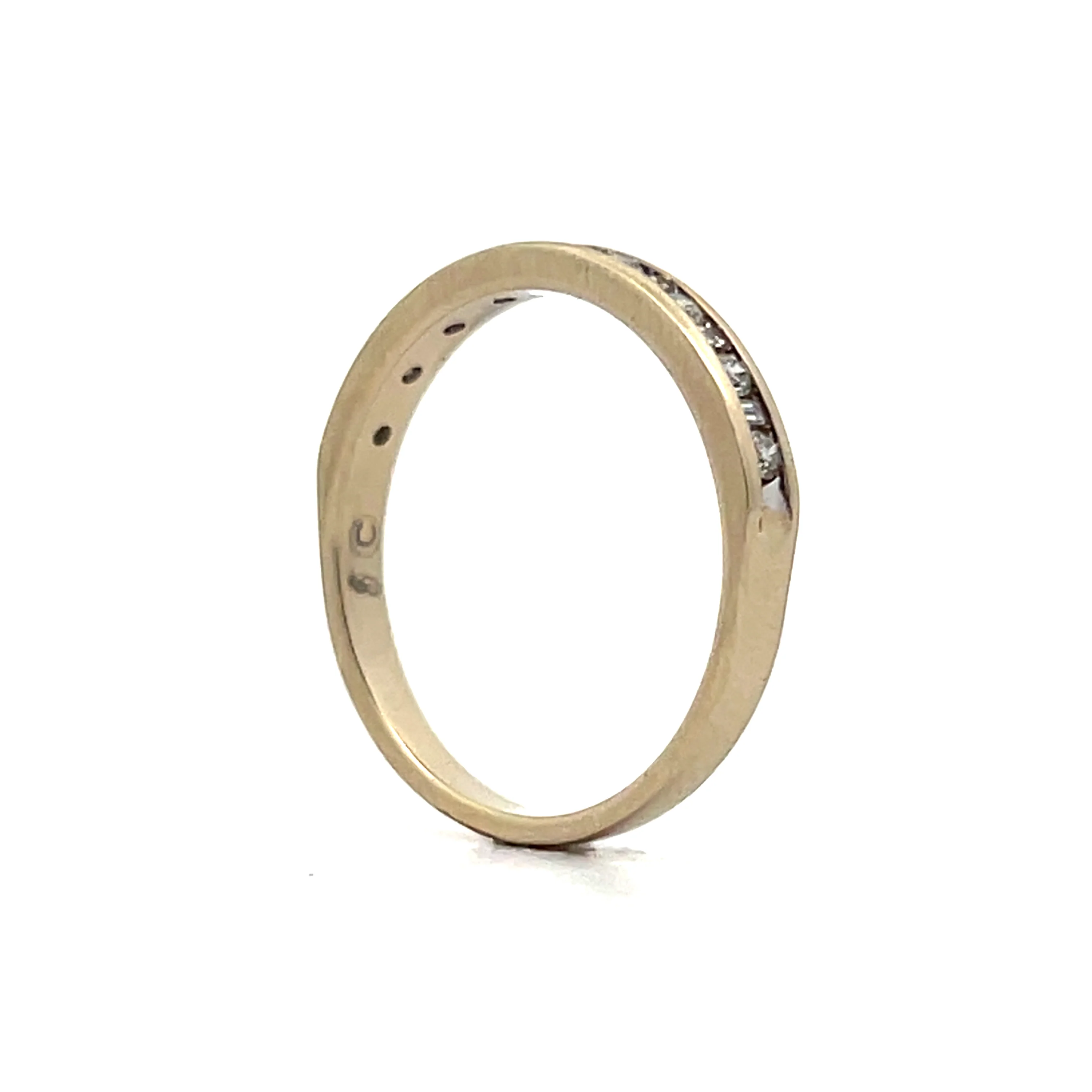 .30 Channel Set Diamond Wedding Band in 14k - Image 5