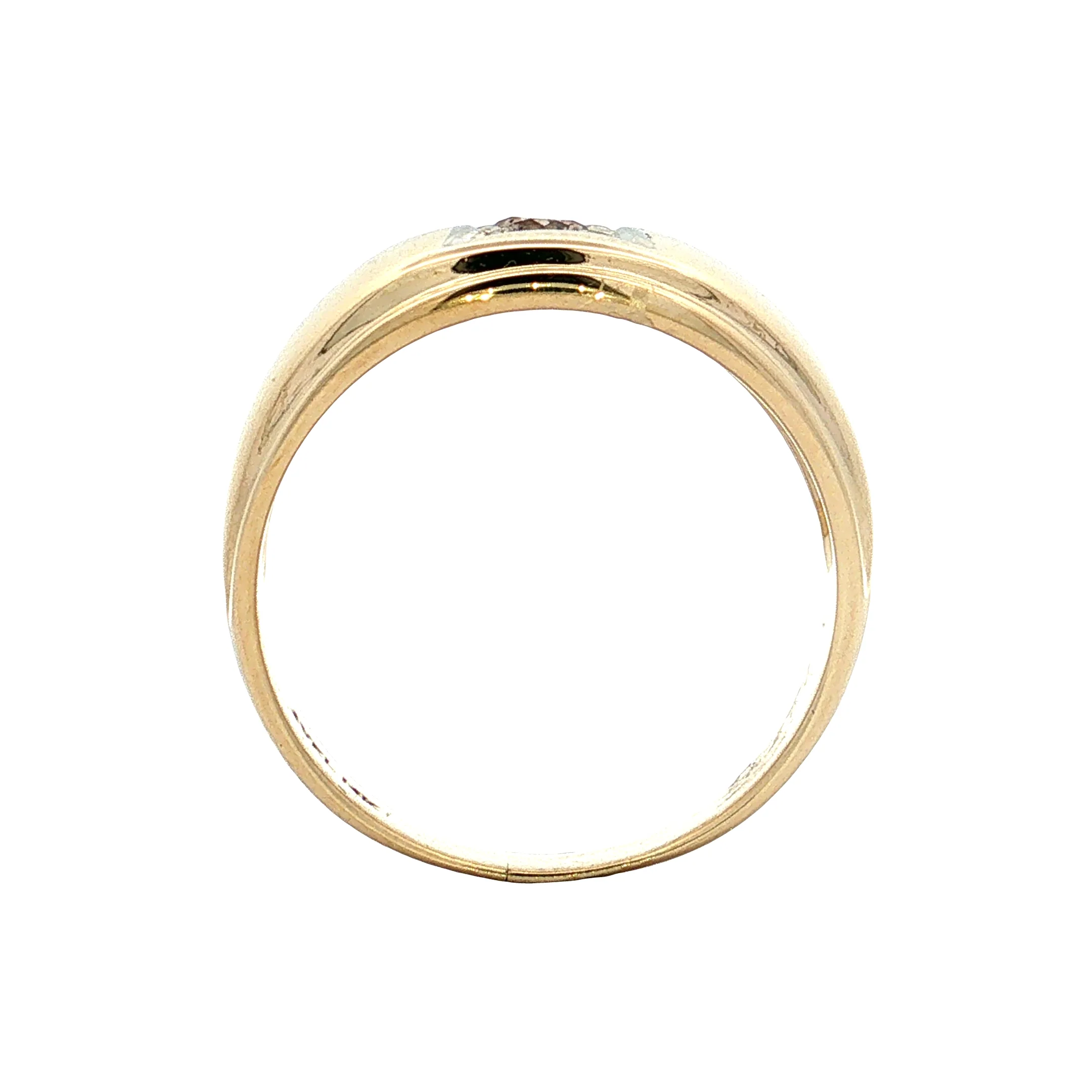 .30 Vintage Mid-Century Diamond Men's Ring 14k - Image 4
