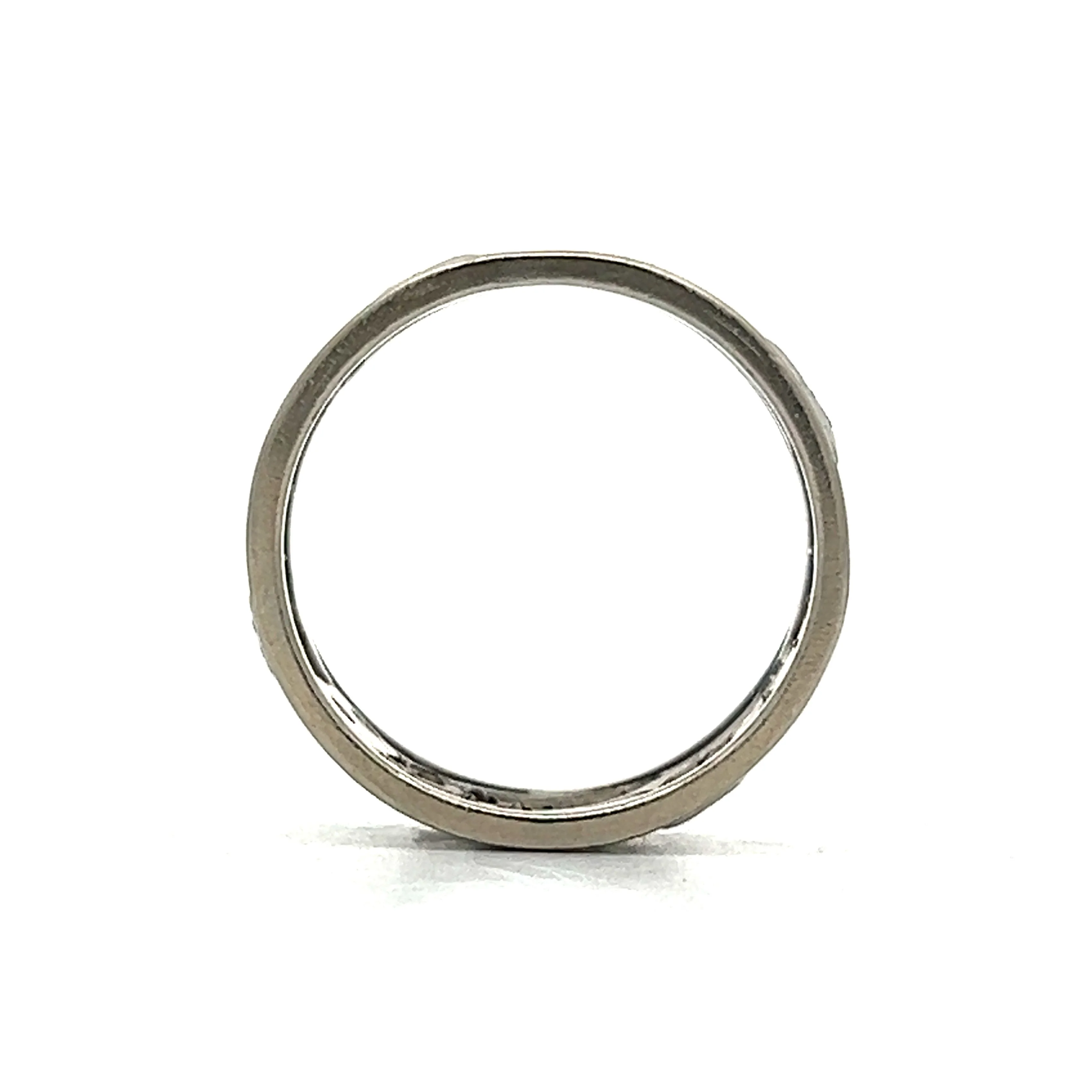 .32 Art Deco Diamond Eternity Band in Platinum - Image 4