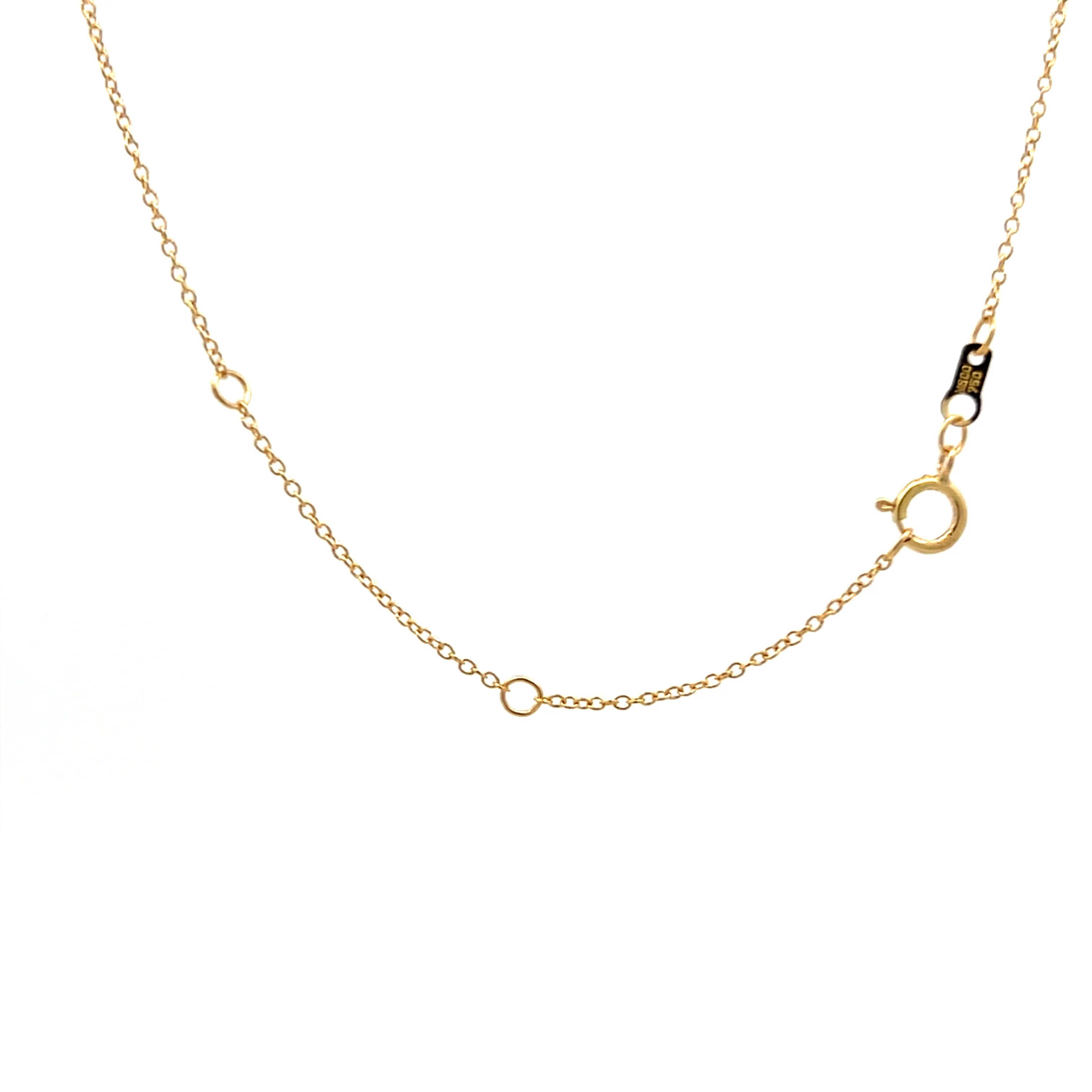 .32 Diamond Evil Eye Pendant Necklace in 18k - Image 4