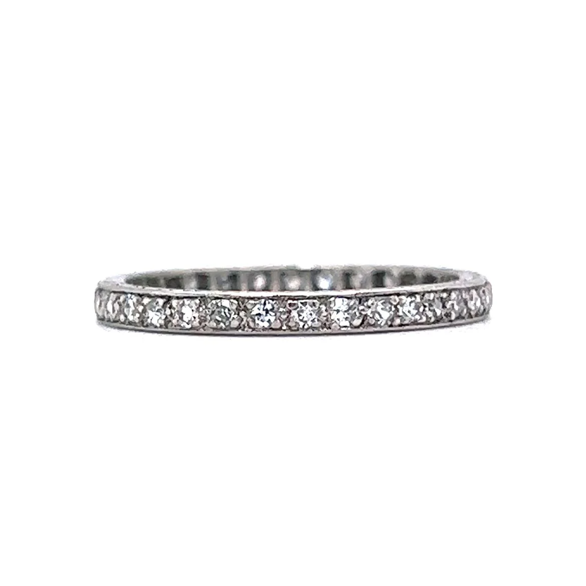 .32 Art Deco Diamond Eternity Wedding Band in Platinum - Image 2
