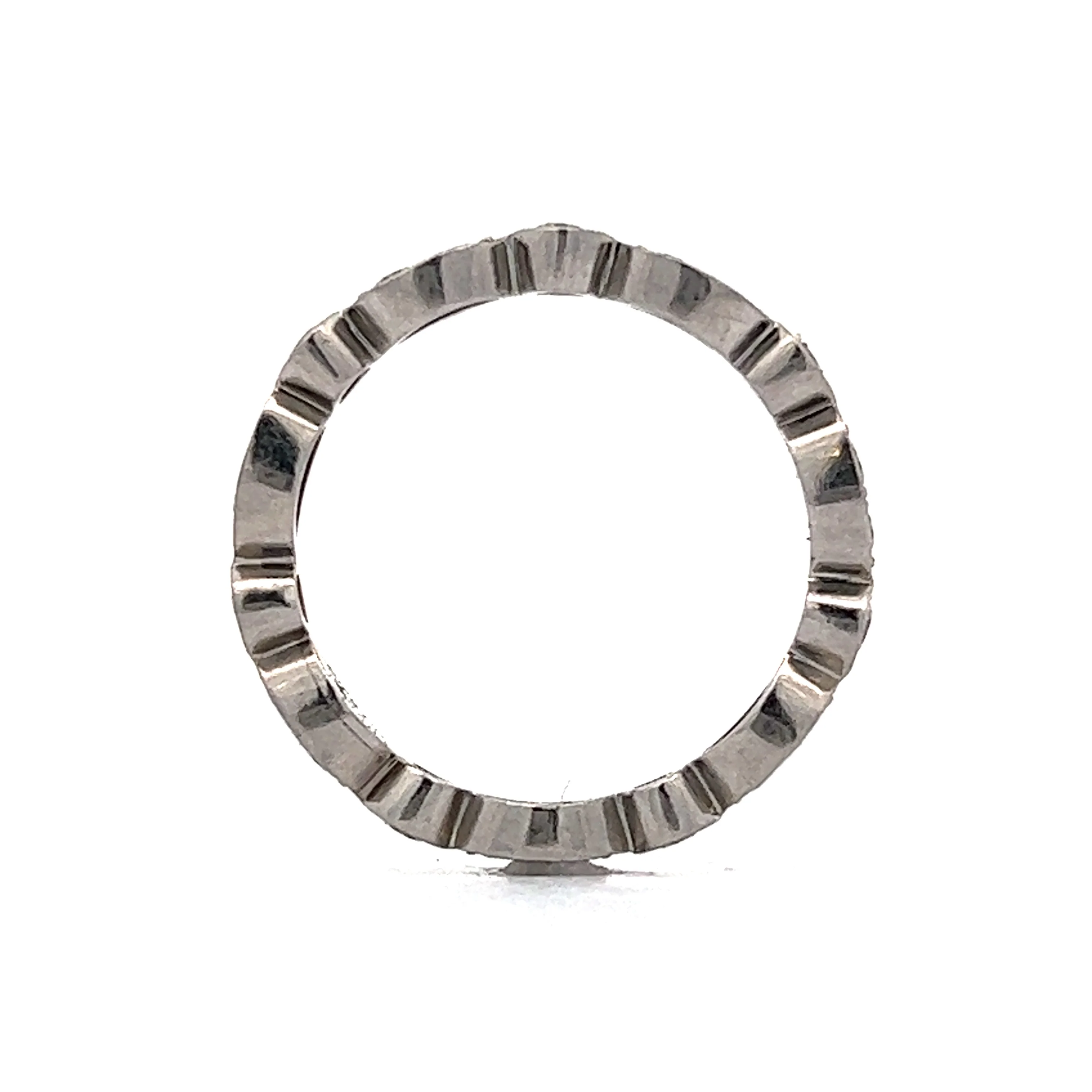 Tiffany & Co. Bezel Diamond Eternity Wedding Band in Platinum - Image 4