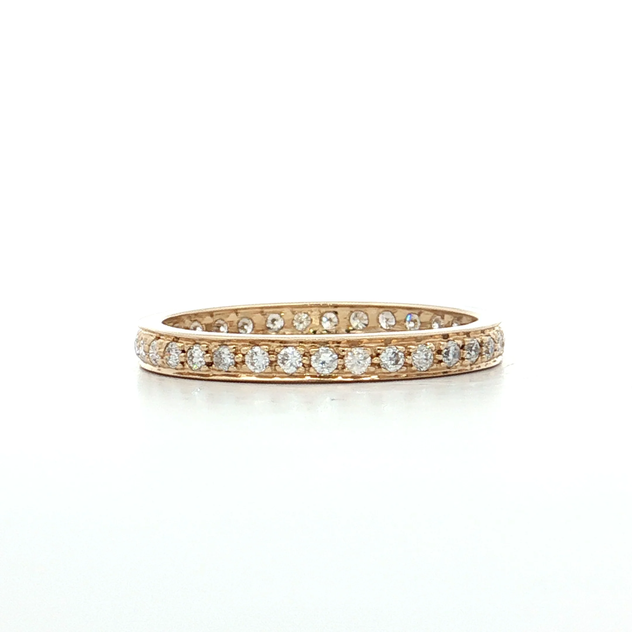 .34 Brilliant Diamond Eternity Band 14k Yellow Gold - Image 3