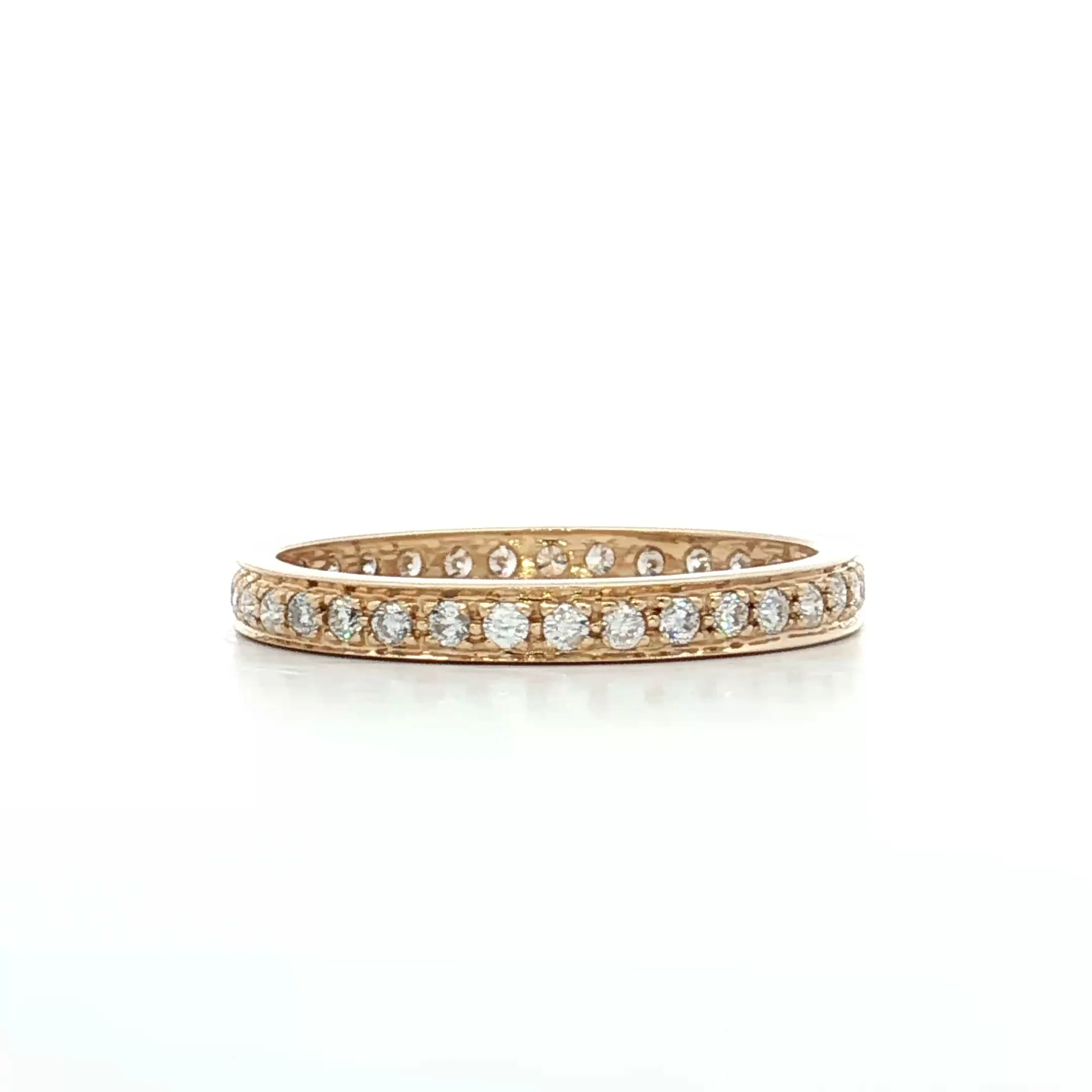 .34 Brilliant Diamond Eternity Band 14k Yellow Gold - Image 4