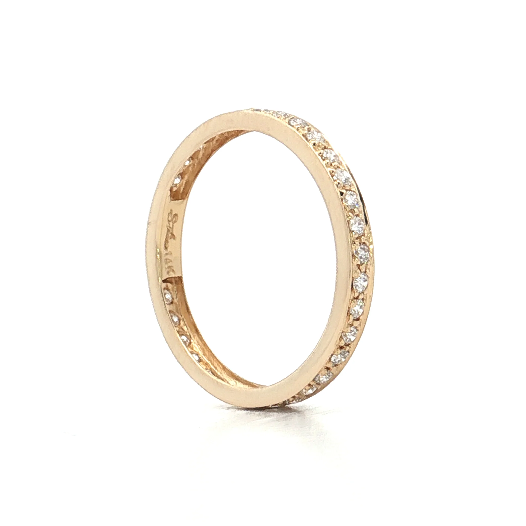 .34 Brilliant Diamond Eternity Band 14k Yellow Gold - Image 6