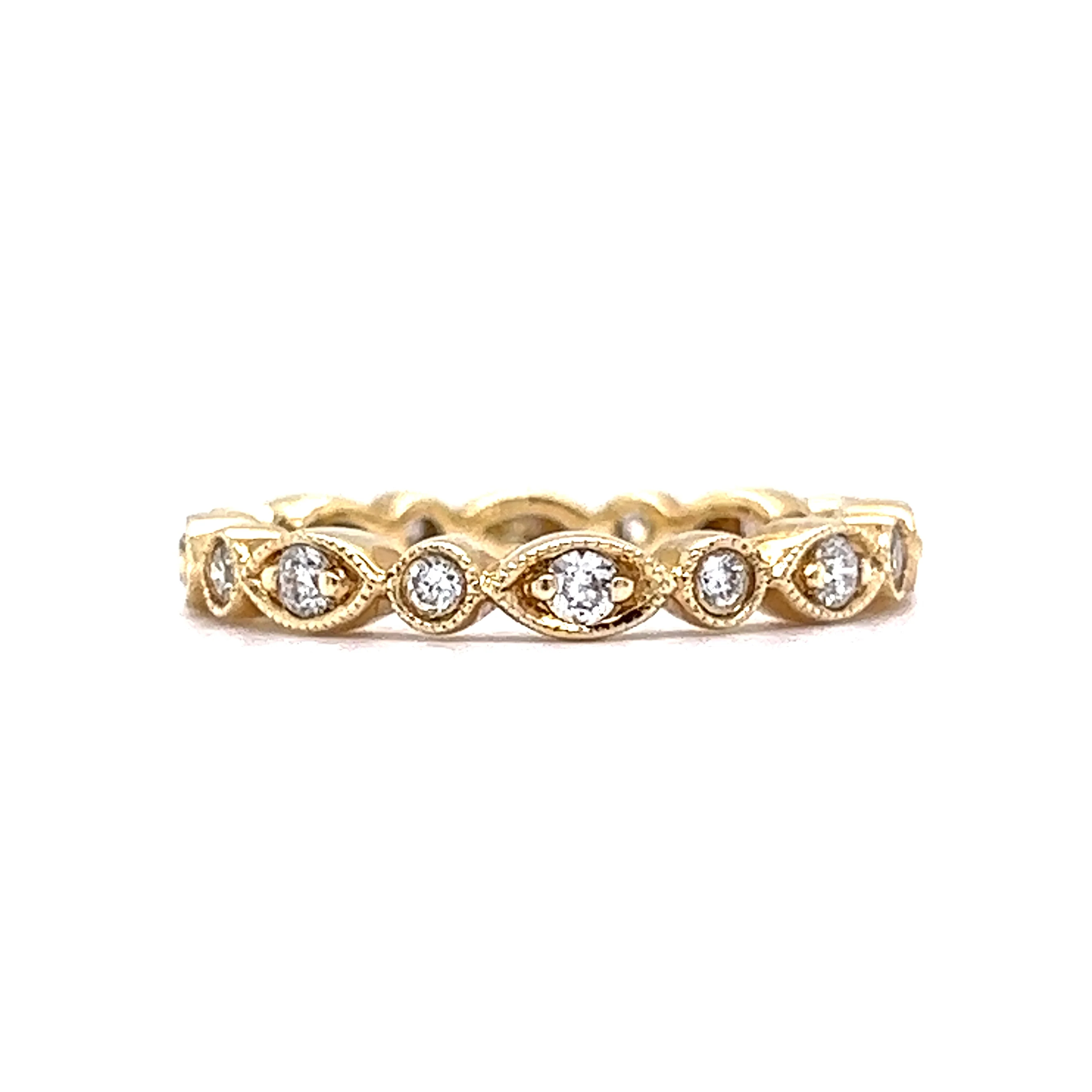 .34 Carat Diamond Eternity Band in 14k Yellow Gold - Image 3