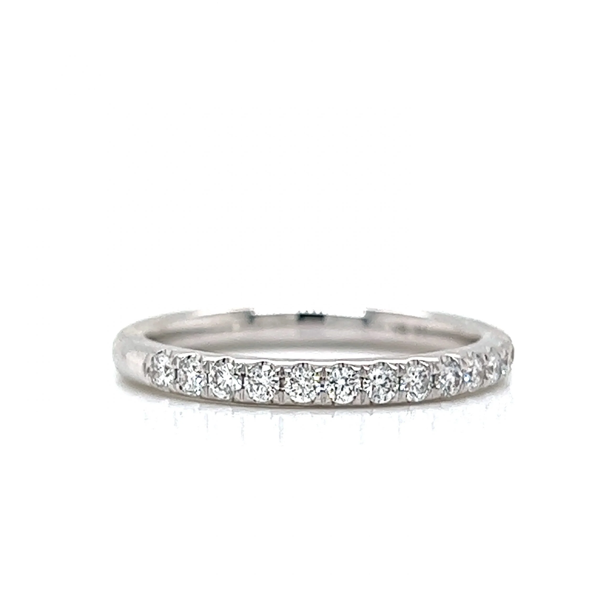 .34 Classic Diamond Wedding Band in 14k White Gold - Image 3