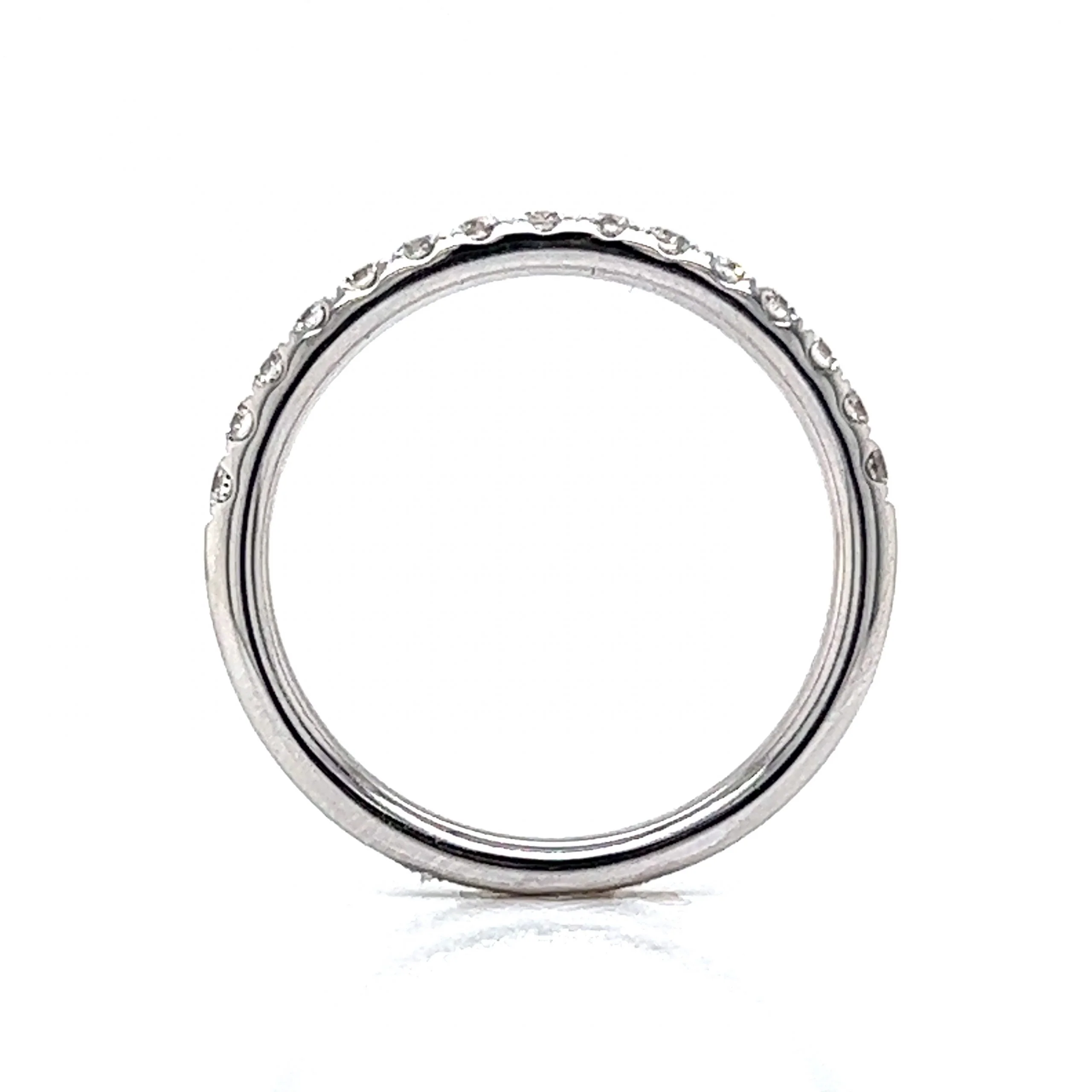 .34 Classic Diamond Wedding Band in 14k White Gold - Image 4