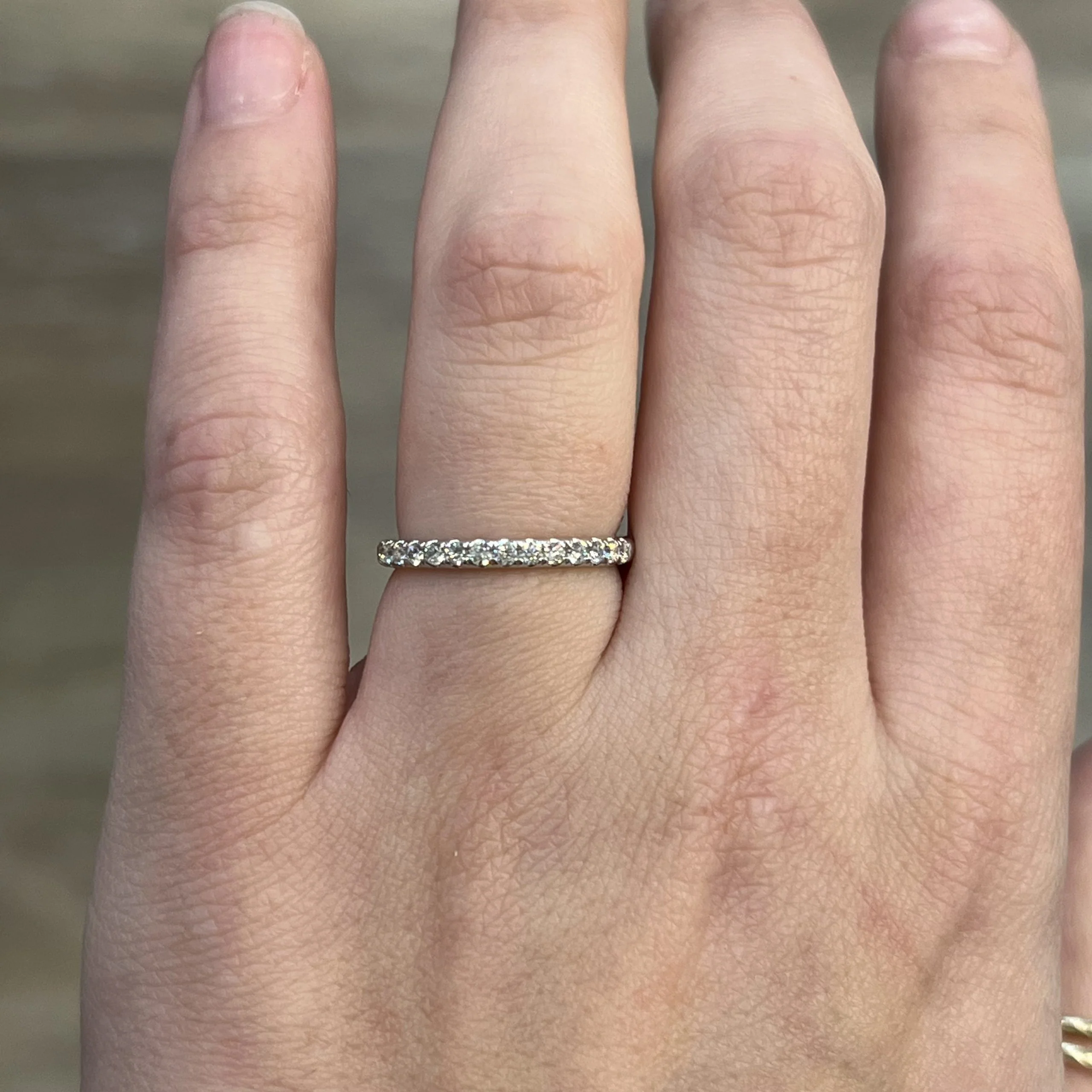 .34 Classic Diamond Wedding Band in 14k White Gold - Image 6