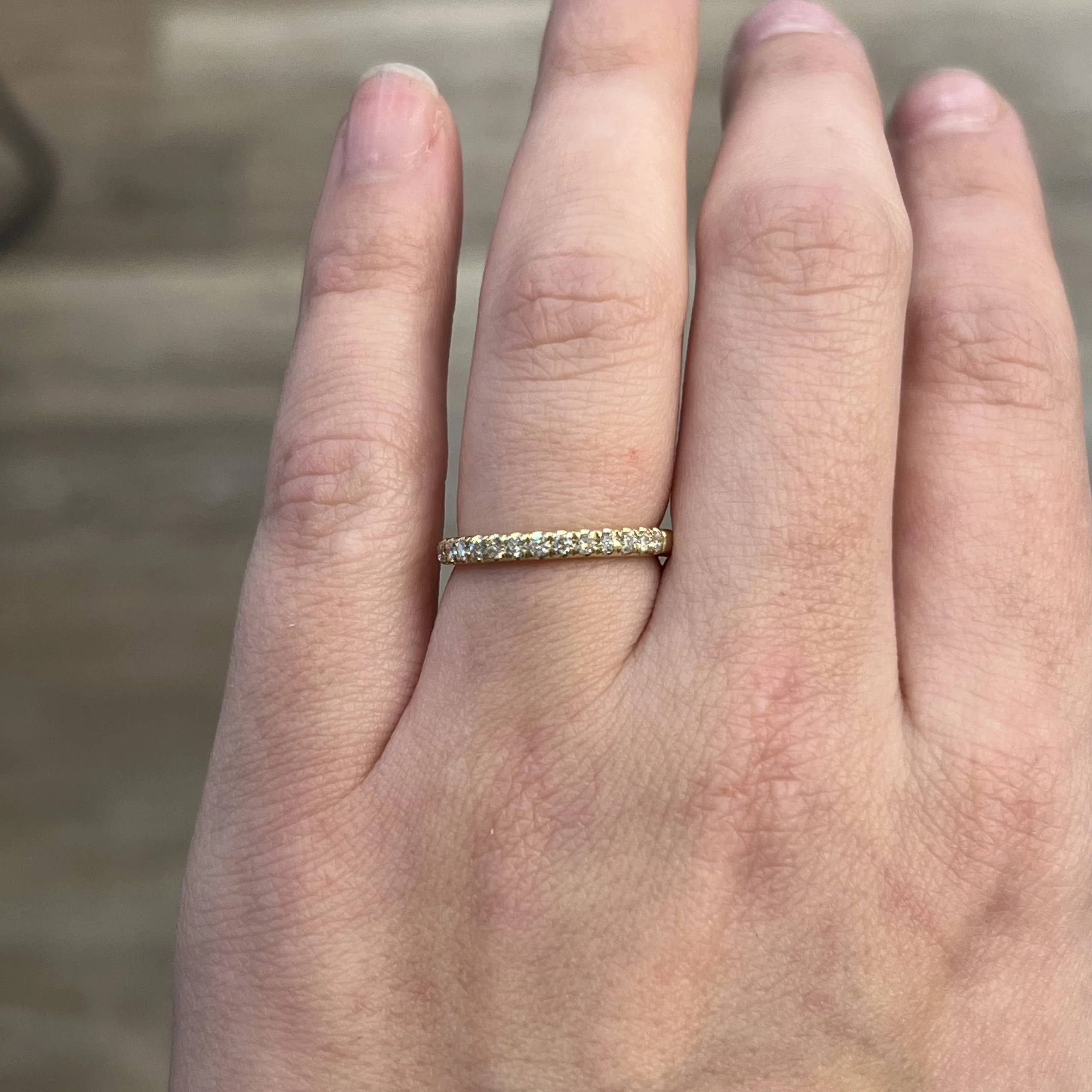 .34 Classic Round Diamond Wedding Band in 14k Yellow Gold - Image 6