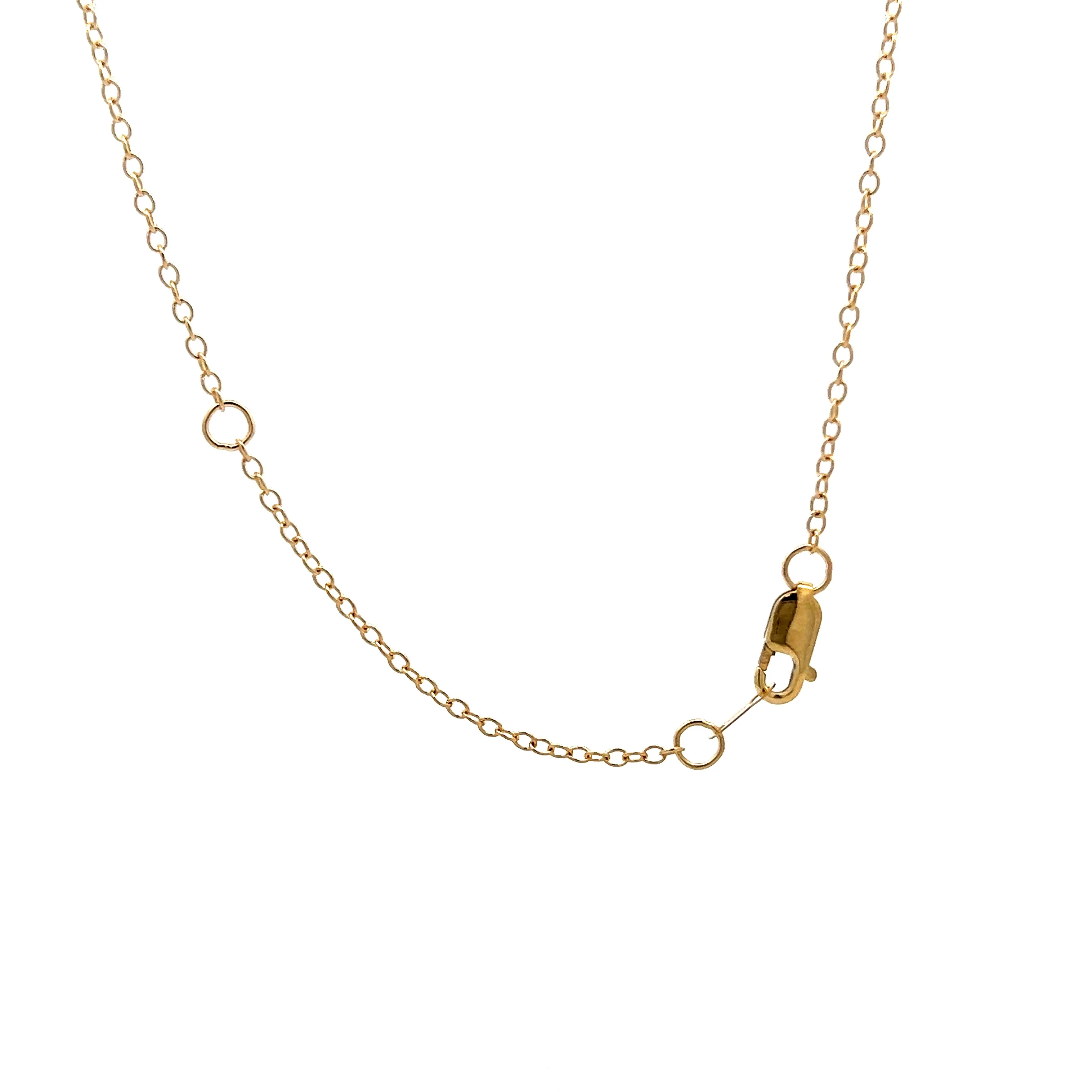 .34 Diamond Star of David Pendant in 14k Yellow Gold - Image 4