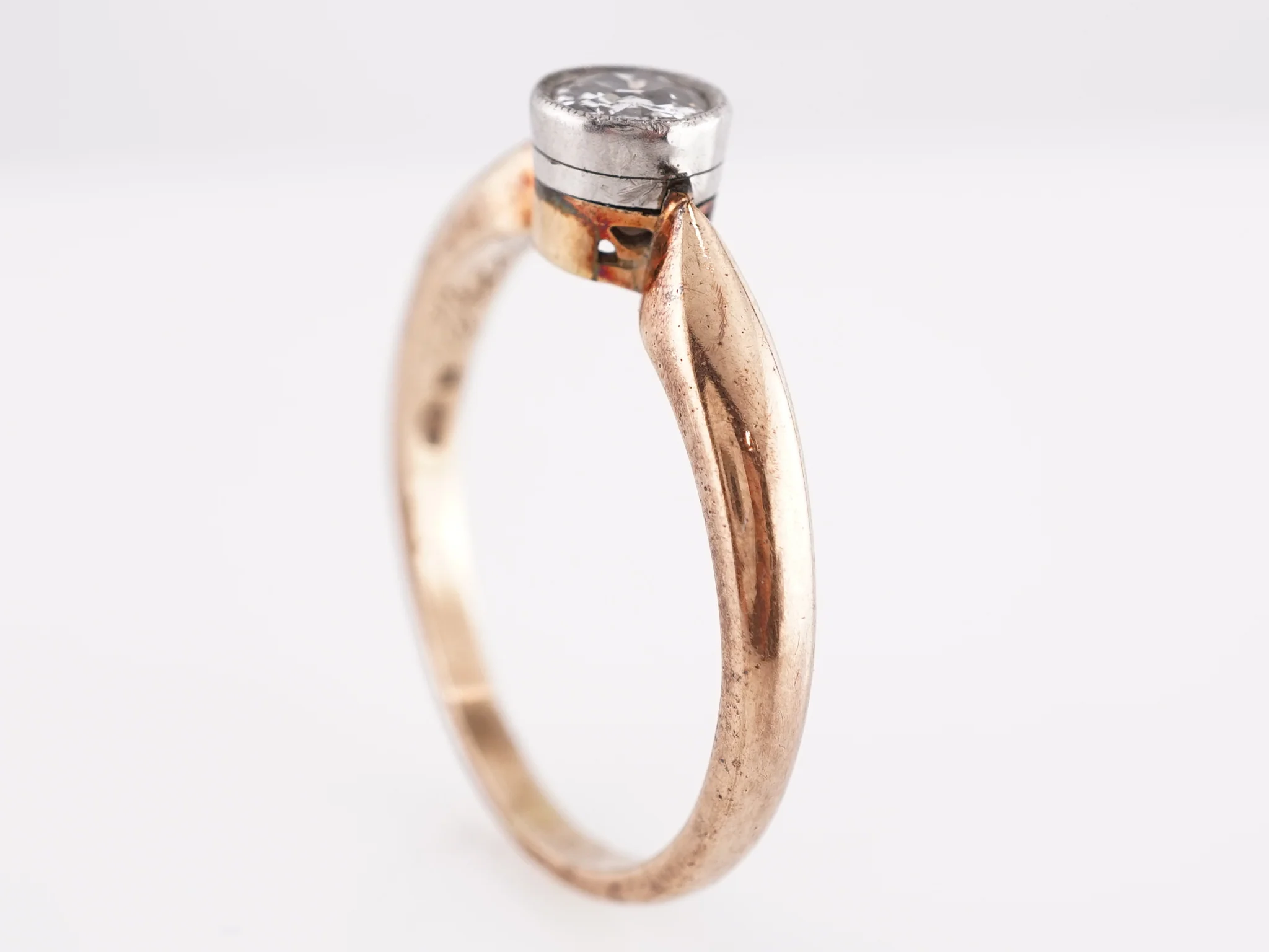 .35 Vintage Edwardian Diamond Engagement Ring in 18K - Image 2