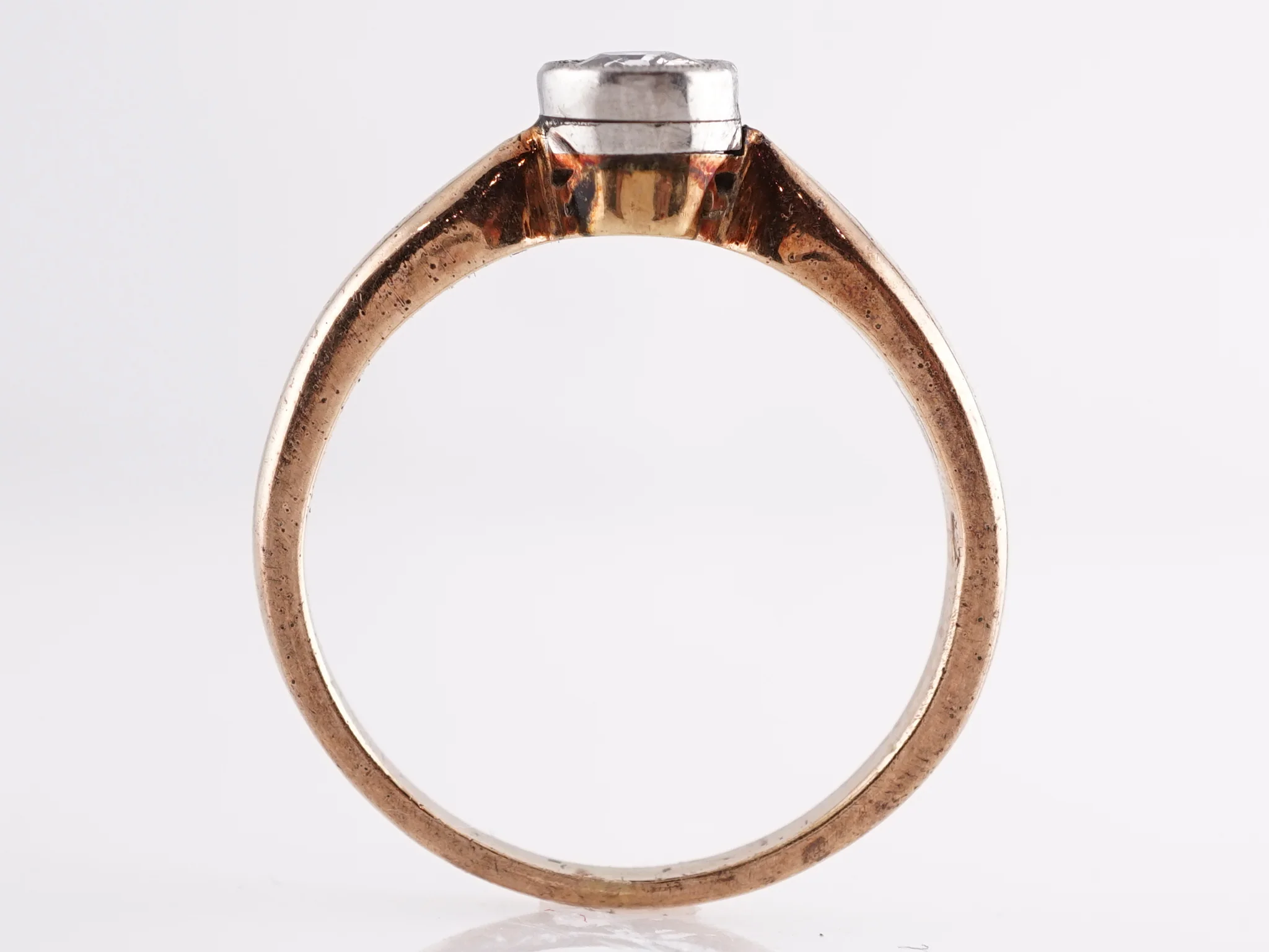 .35 Vintage Edwardian Diamond Engagement Ring in 18K - Image 3