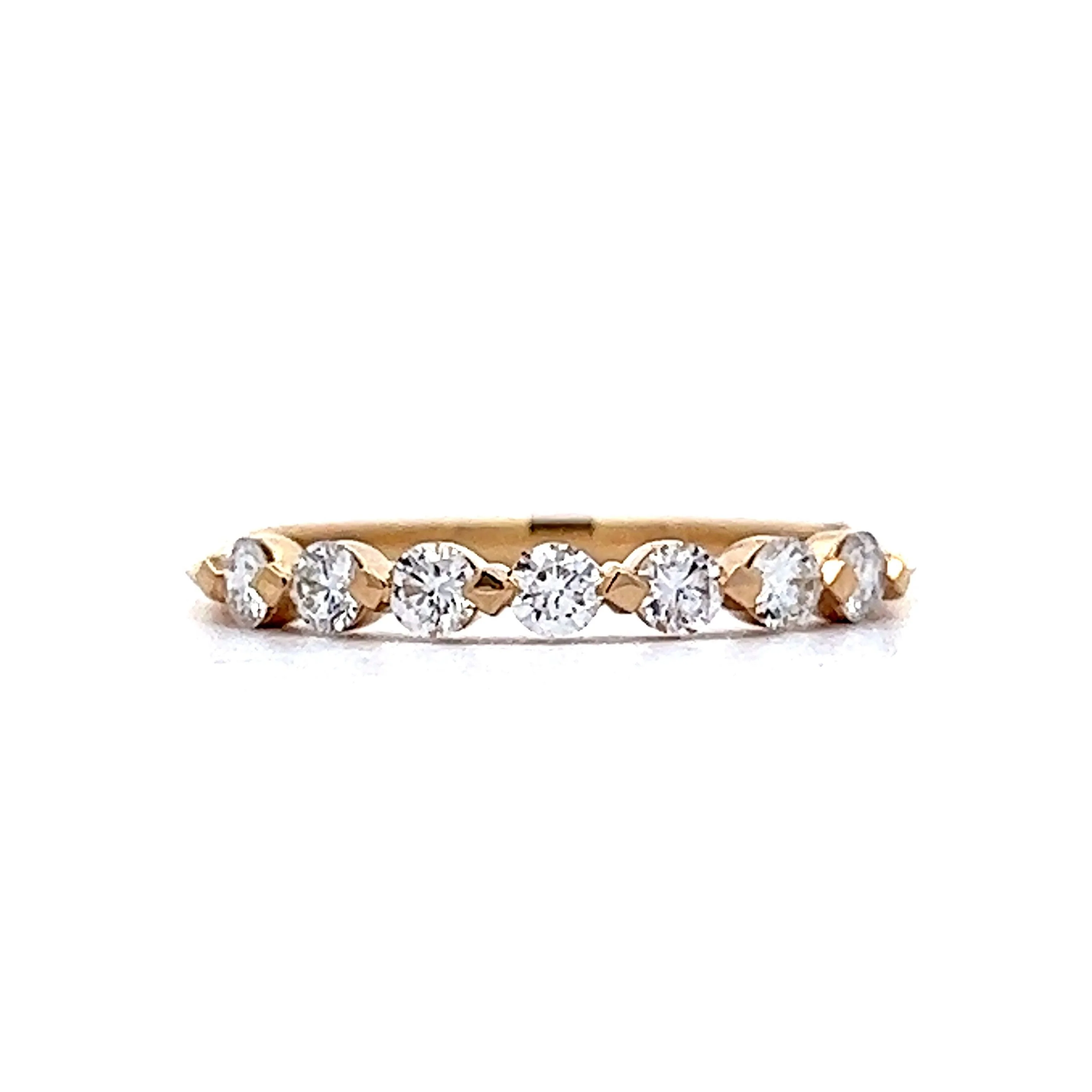 .35 Brilliant Diamond Wedding Band in 14k Yellow Gold