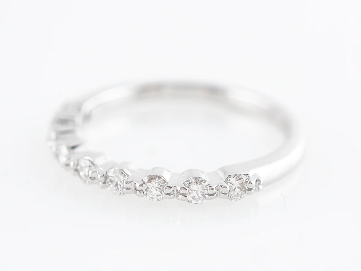 .36 Carat Diamond Wedding Band in 14k White Gold - Image 2