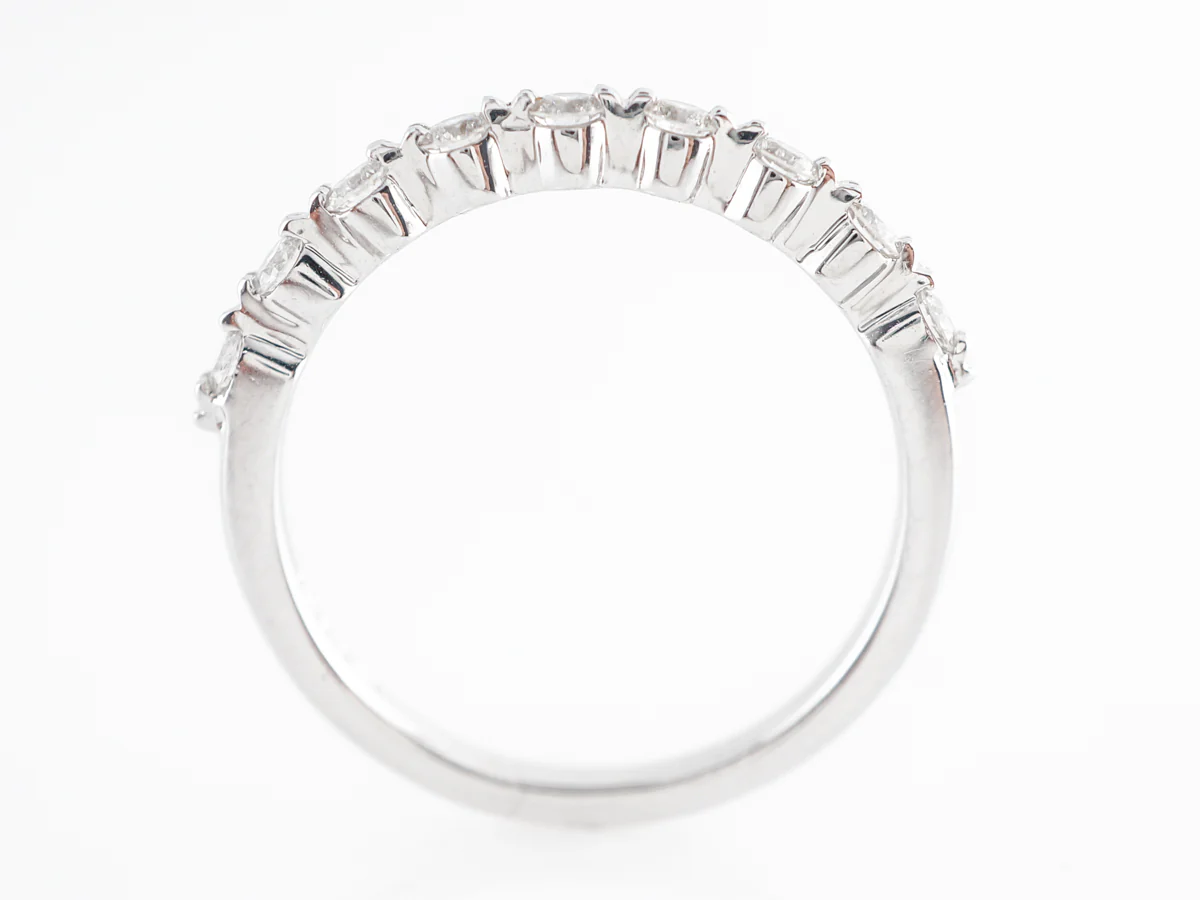.36 Diamond Wedding Band in 14k White Gold - Image 4