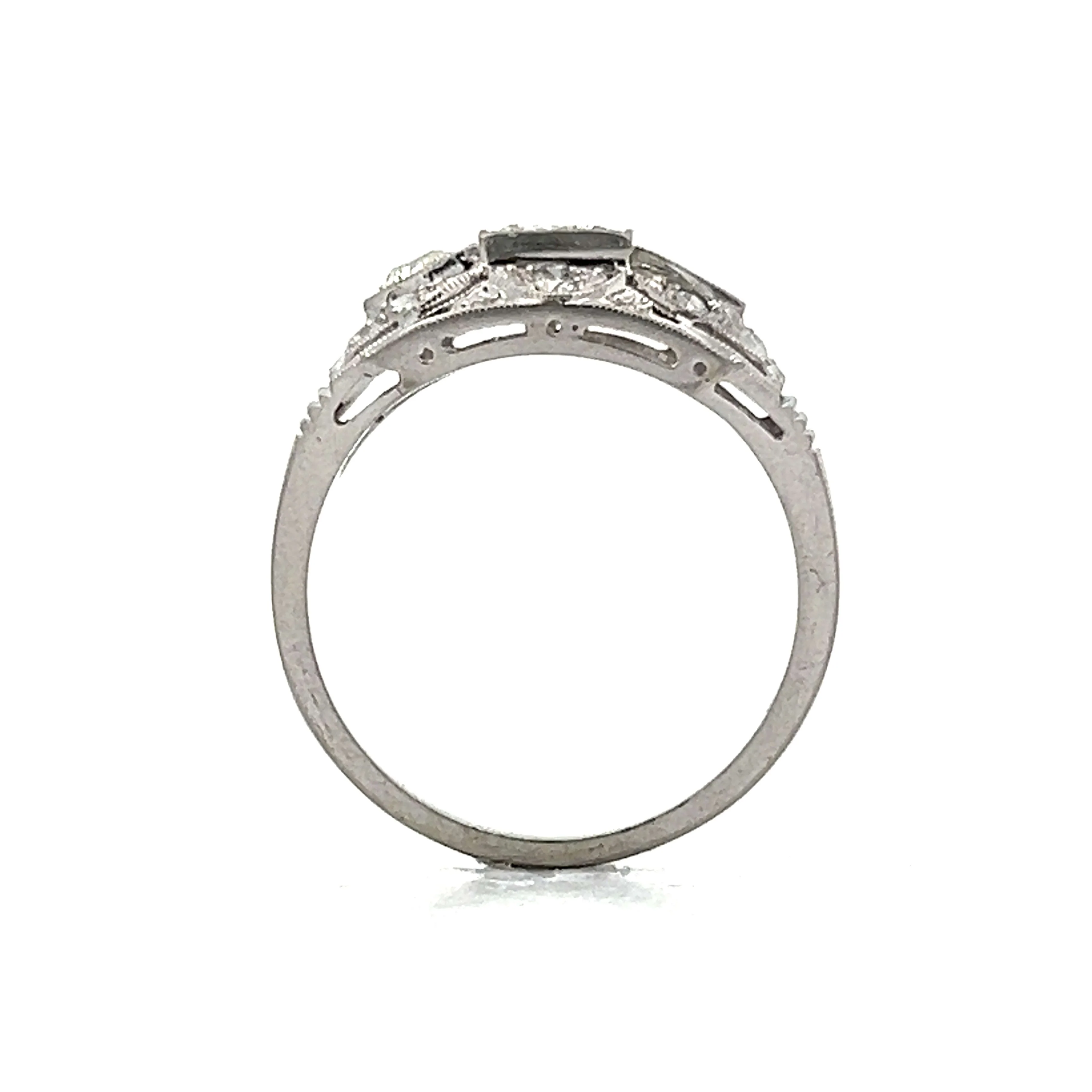 .36 Jabel Vintage Diamond Engagement Ring in 18k - Image 4