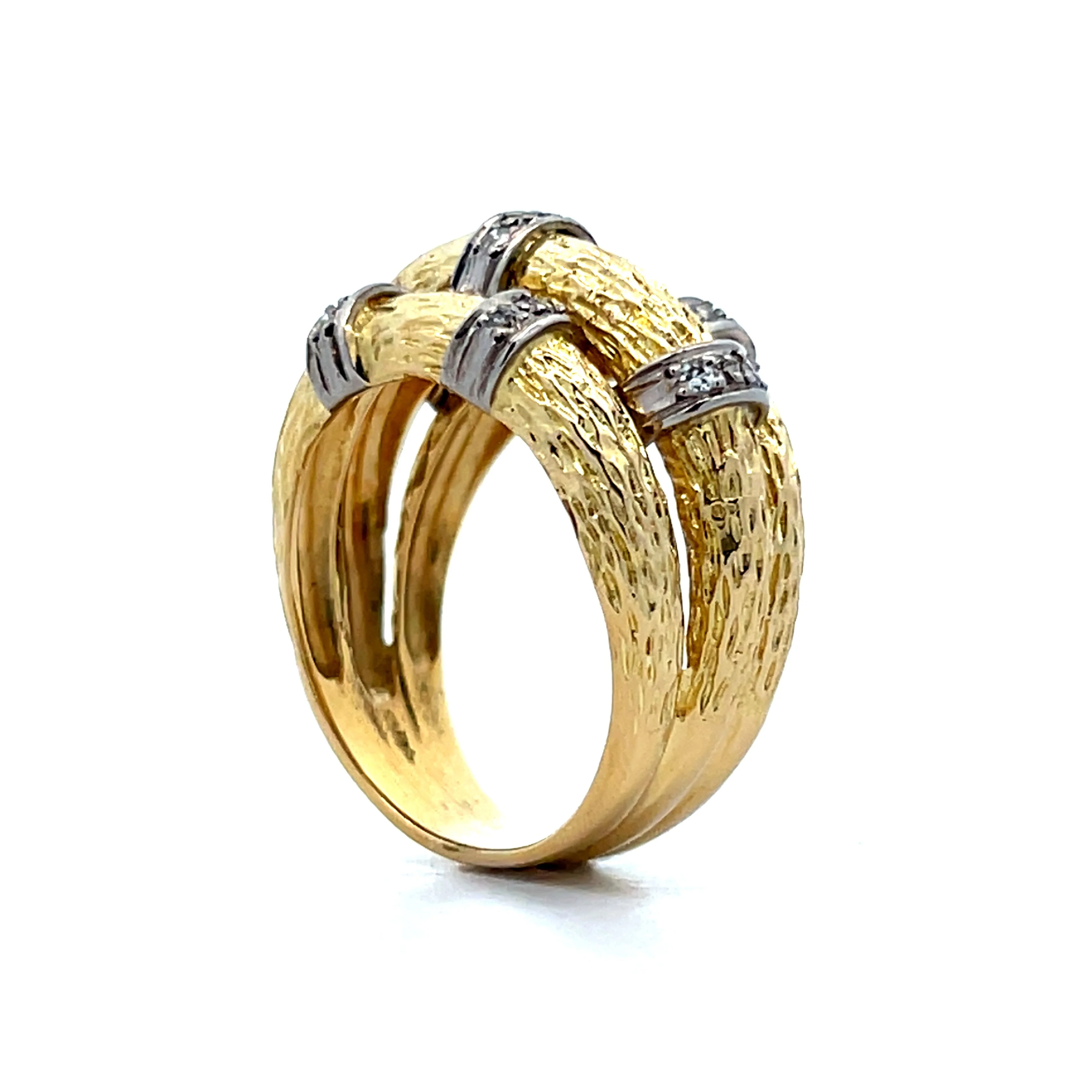 .37 Vintage 1960s Statement Ring in 18k Yellow Gold - Image 5