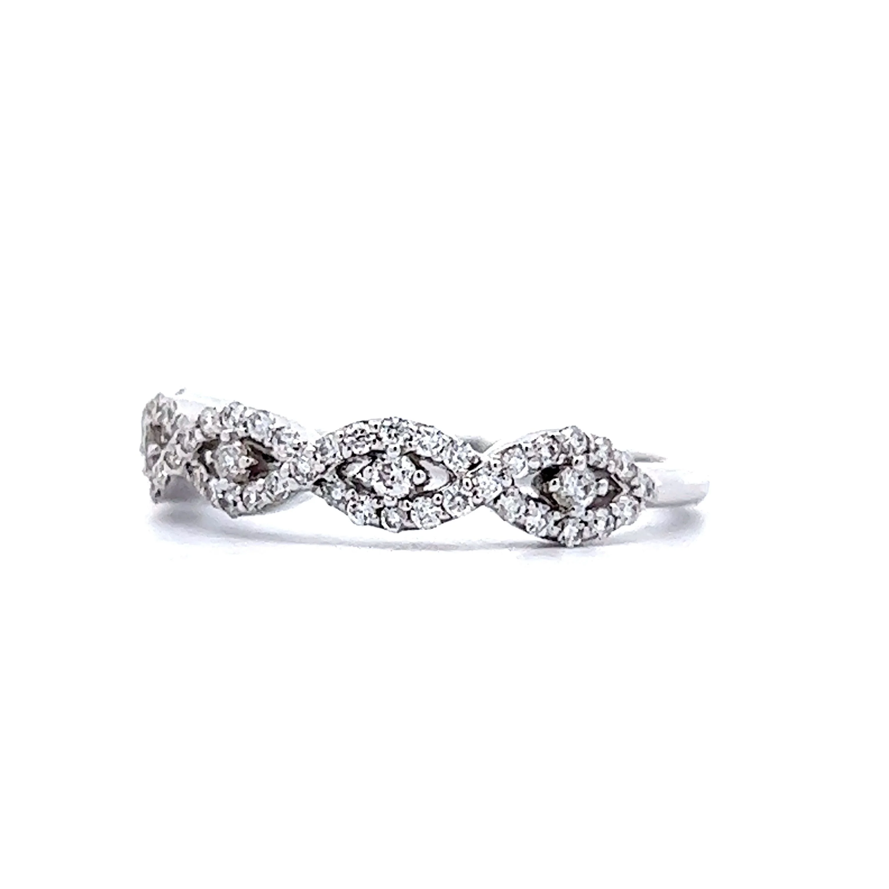 .38 Carat Diamond Wedding Band in 14k White Gold - Image 2