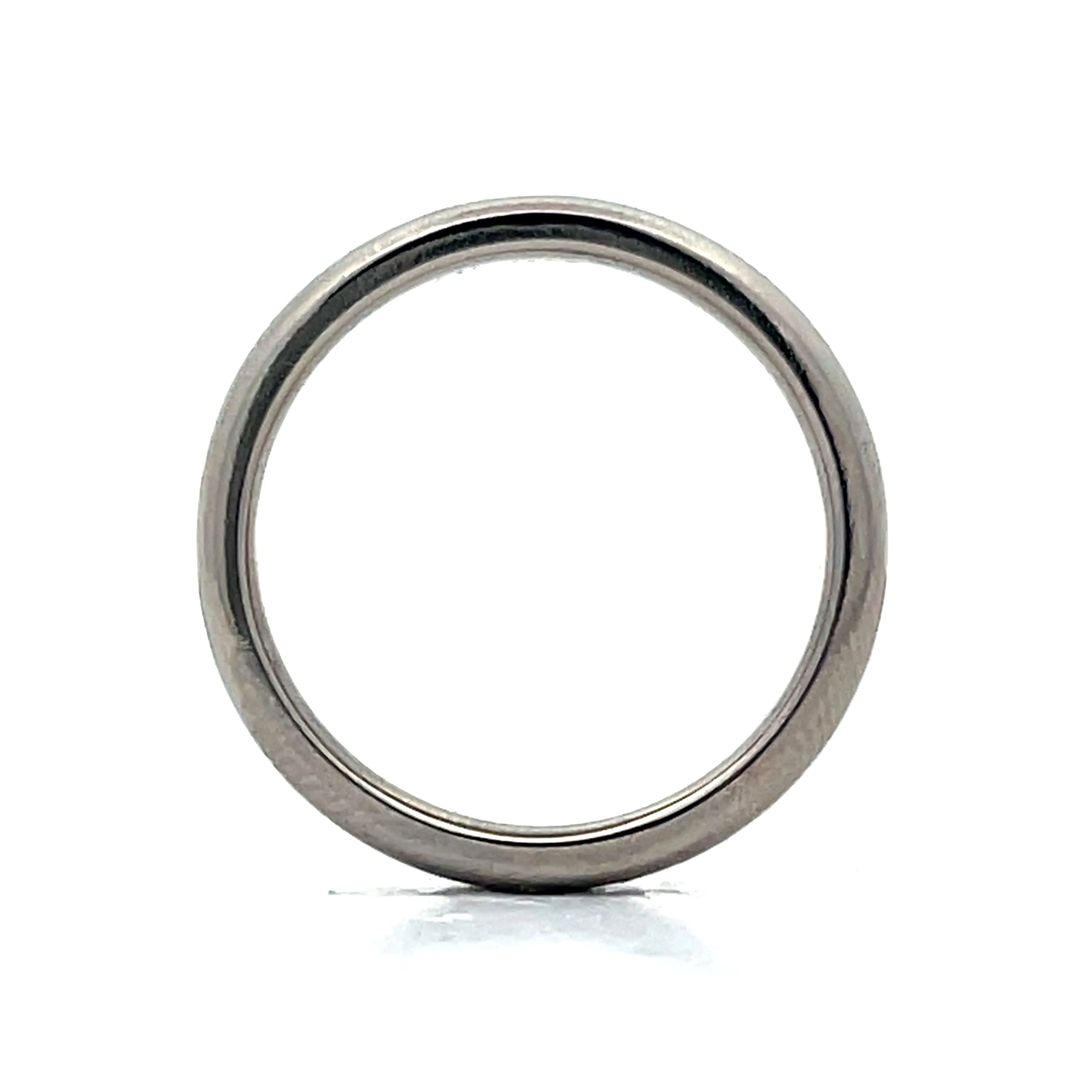 3mm Simple Classic Wedding Band in Platinum - Image 4