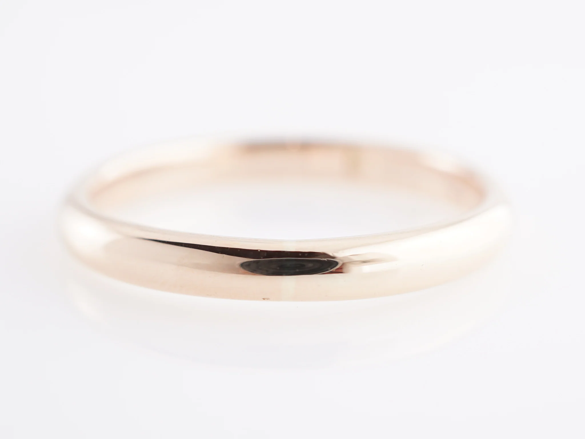 3mm Thin Men's Wedding Band in 14k Yellow Gold