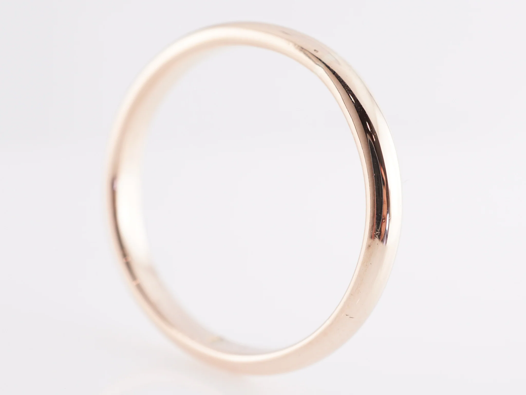 3mm Thin Men's Wedding Band in 14k Yellow Gold - Image 3