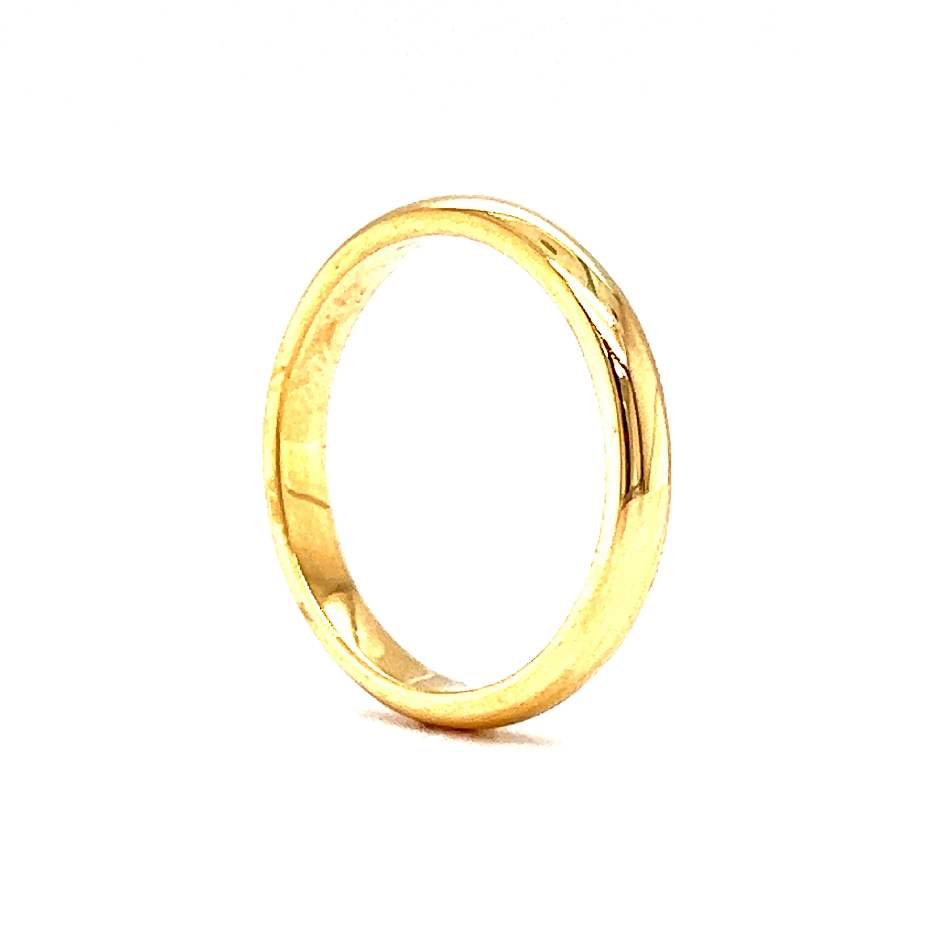 3mm Tiffany & Co. Wedding Band in 18k Yellow Gold - Image 5