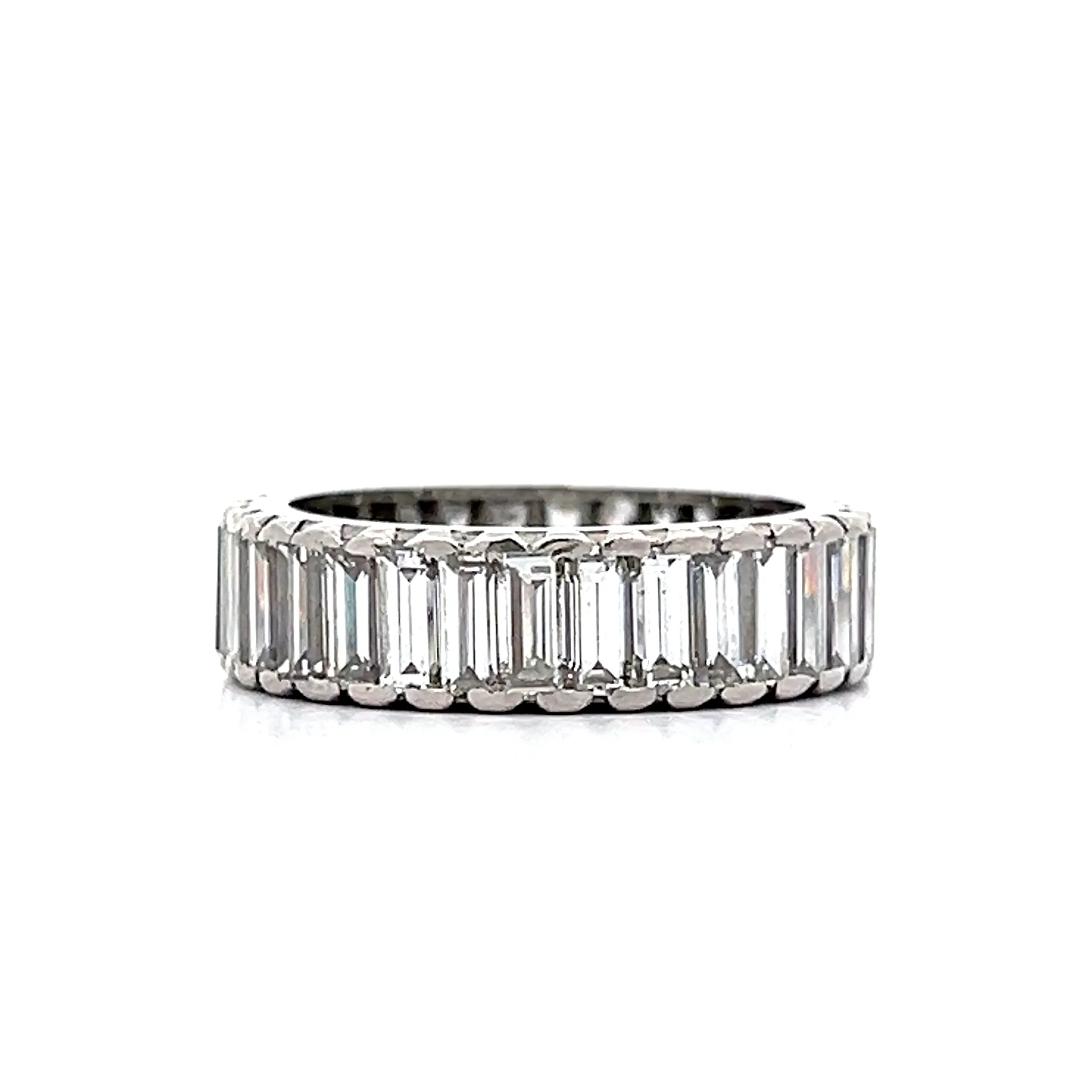 4.16 Baguette Diamond Eternity Band in Platinum - Image 2
